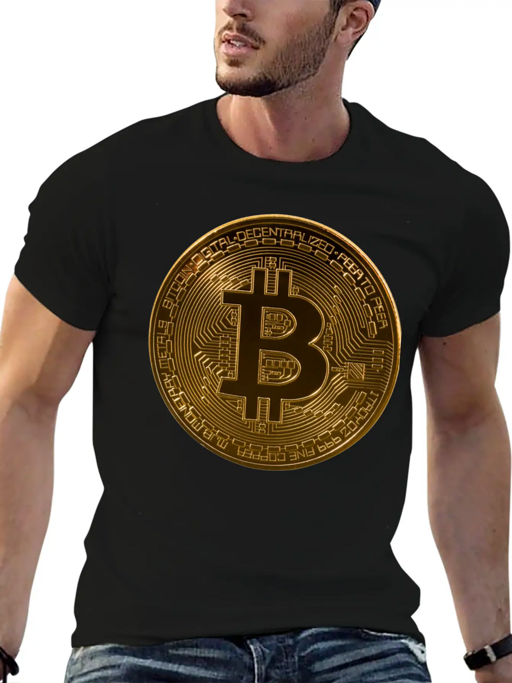 BTC Logo Original Design Collections Stylish Everyday T-Shirt – Unisex Basic Cotton Tee