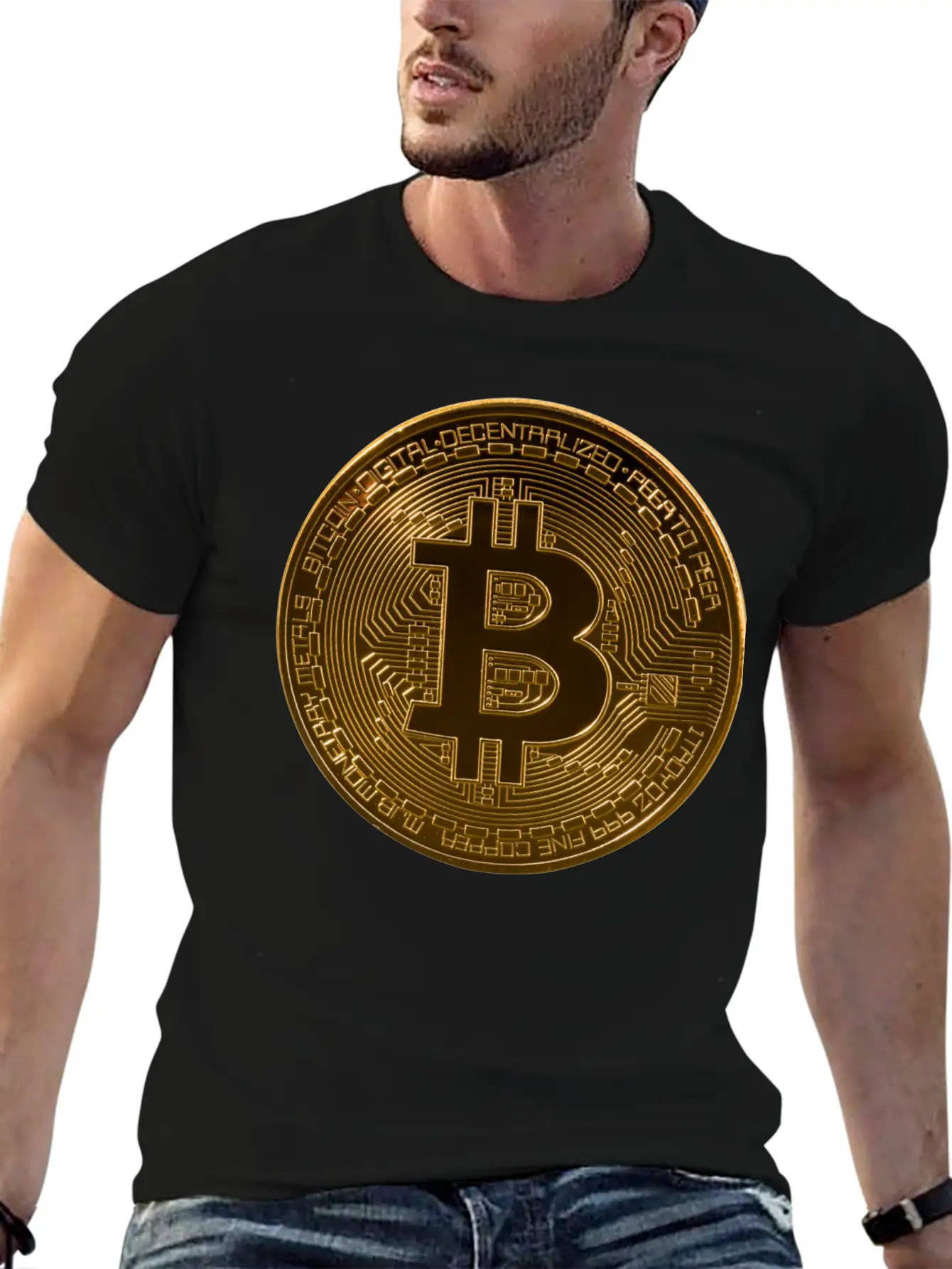 BTC Logo Original Design Collections Stylish Everyday T-Shirt – Unisex Basic Cotton Tee