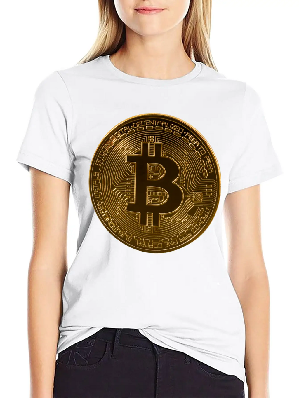 BTC Logo Original Design Collections Stylish Everyday T-Shirt – Unisex Basic Cotton Tee