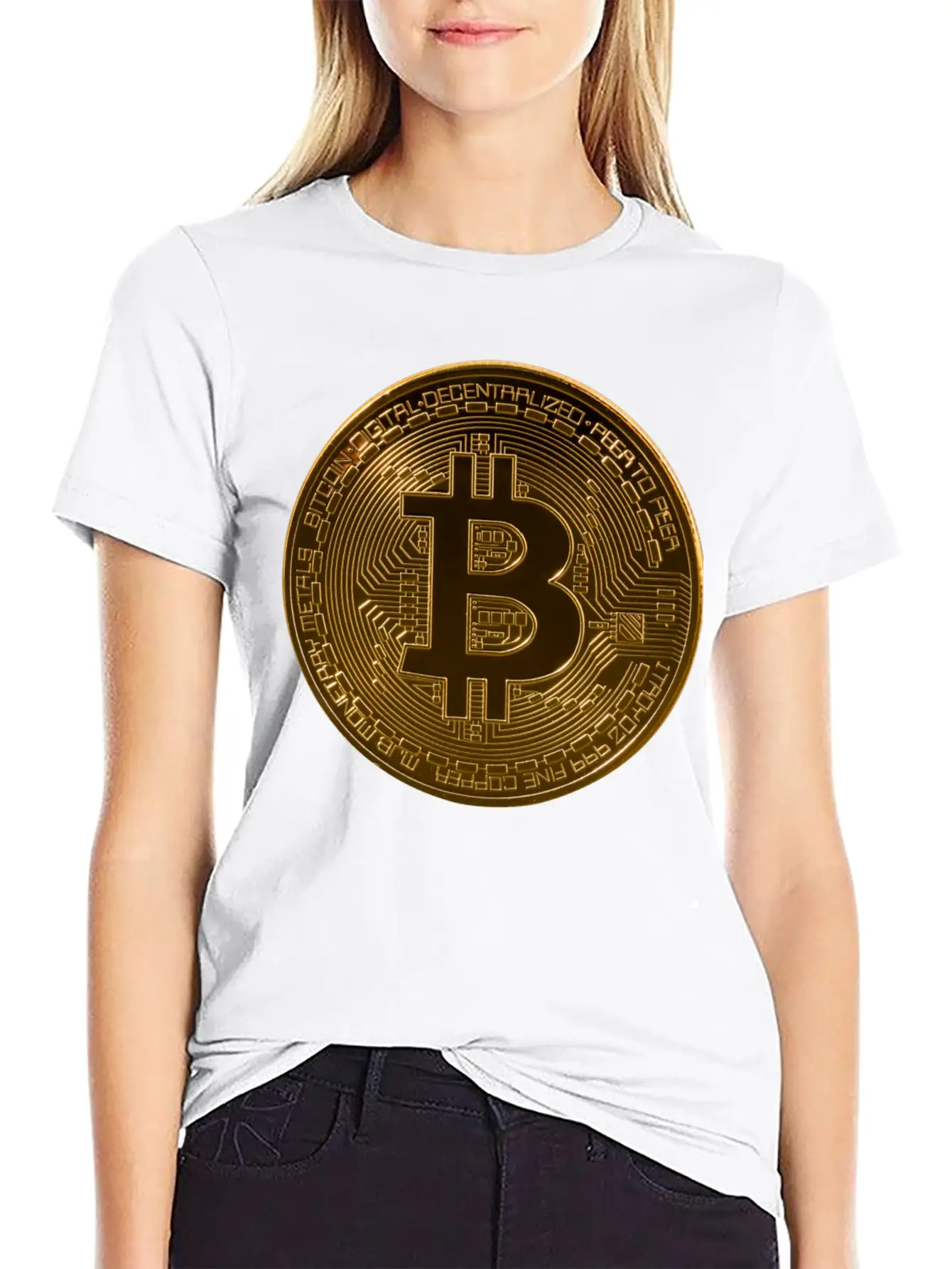 BTC Logo Original Design Collections Stylish Everyday T-Shirt – Unisex Basic Cotton Tee