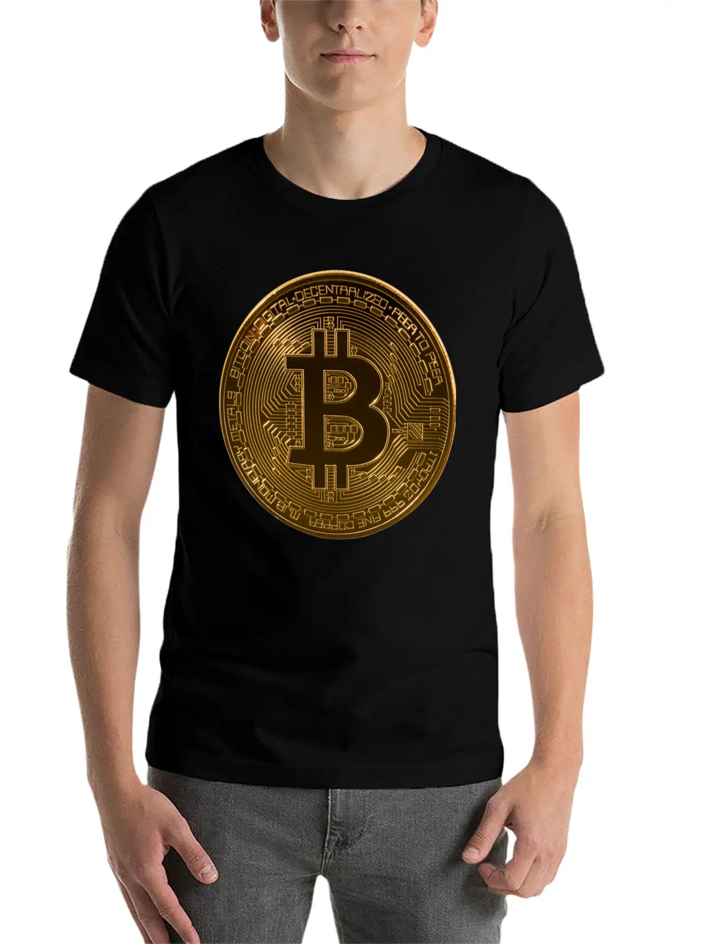 BTC Logo Original Design Collections Stylish Everyday T-Shirt – Unisex Basic Cotton Tee