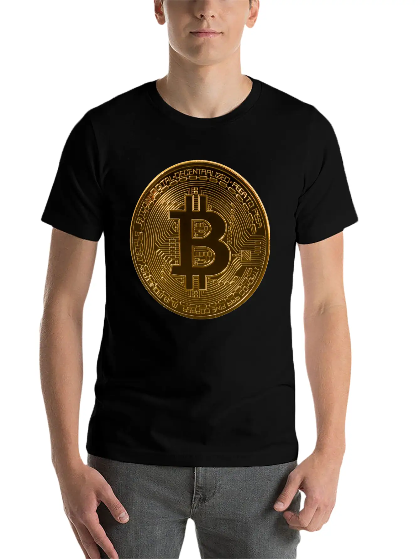 BTC Logo Original Design Collections Stylish Everyday T-Shirt – Unisex Basic Cotton Tee