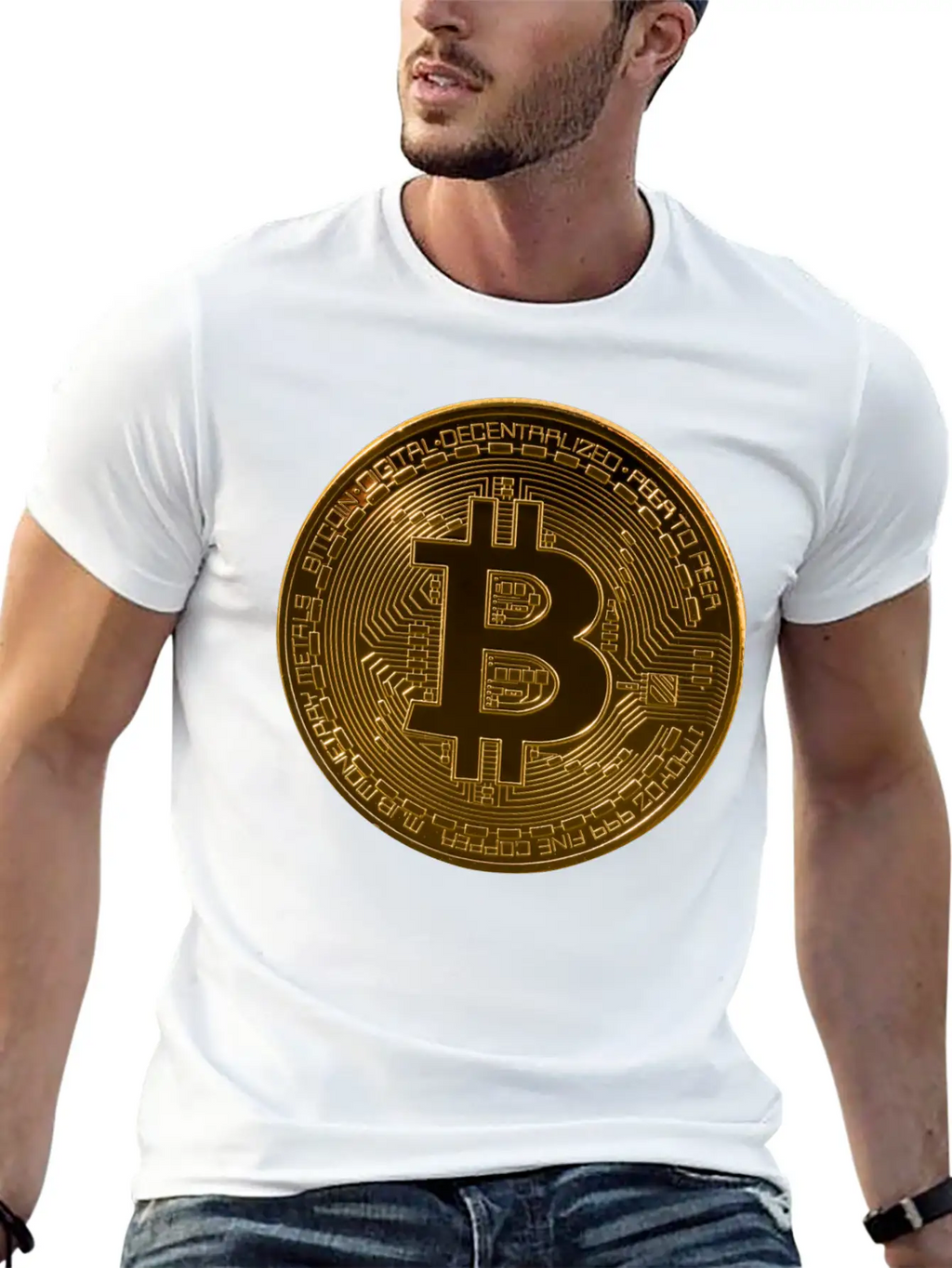 BTC Logo Original Design Collections Stylish Everyday T-Shirt – Unisex Basic Cotton Tee