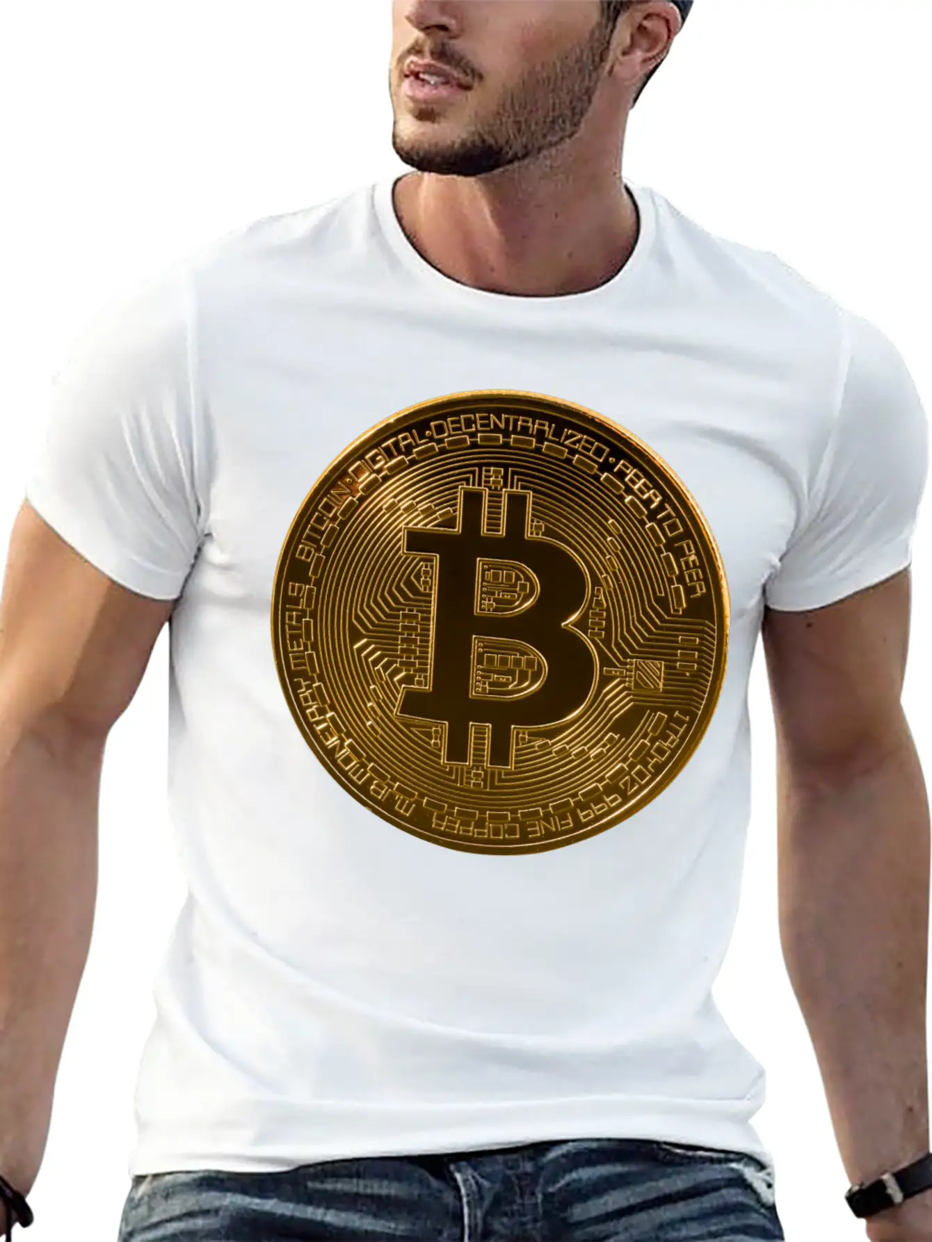 BTC Logo Original Design Collections Stylish Everyday T-Shirt – Unisex Basic Cotton Tee