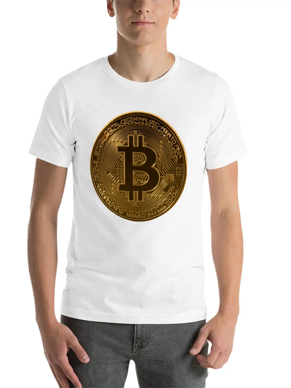 BTC Logo Original Design Collections Stylish Everyday T-Shirt – Unisex Basic Cotton Tee