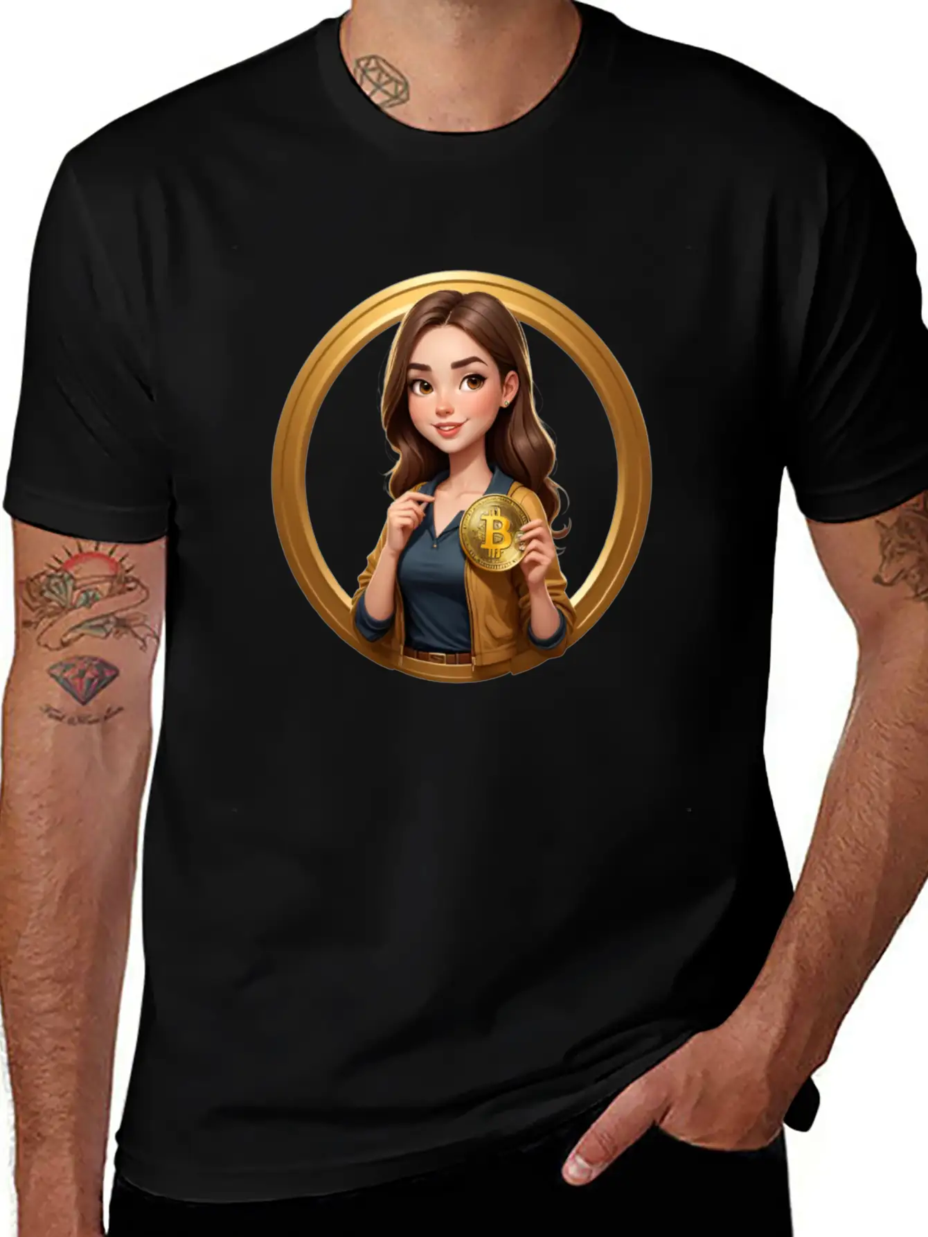 BtcGirl Unisex Casual T-Shirt – Clean Design For Daily Comfort