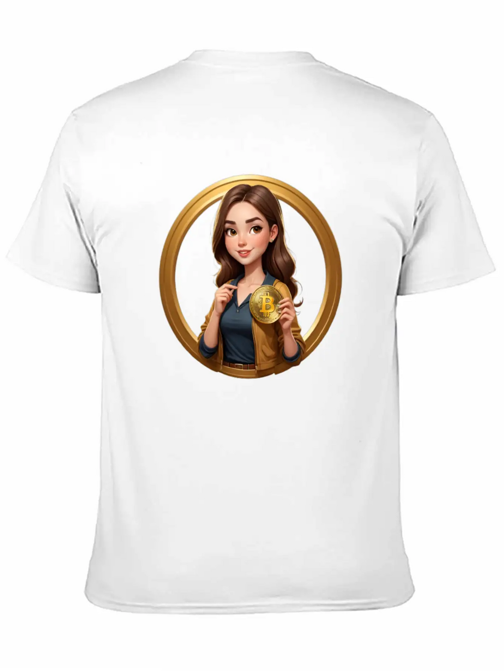 BtcGirl Unisex Casual T-Shirt – Clean Design For Daily Comfort
