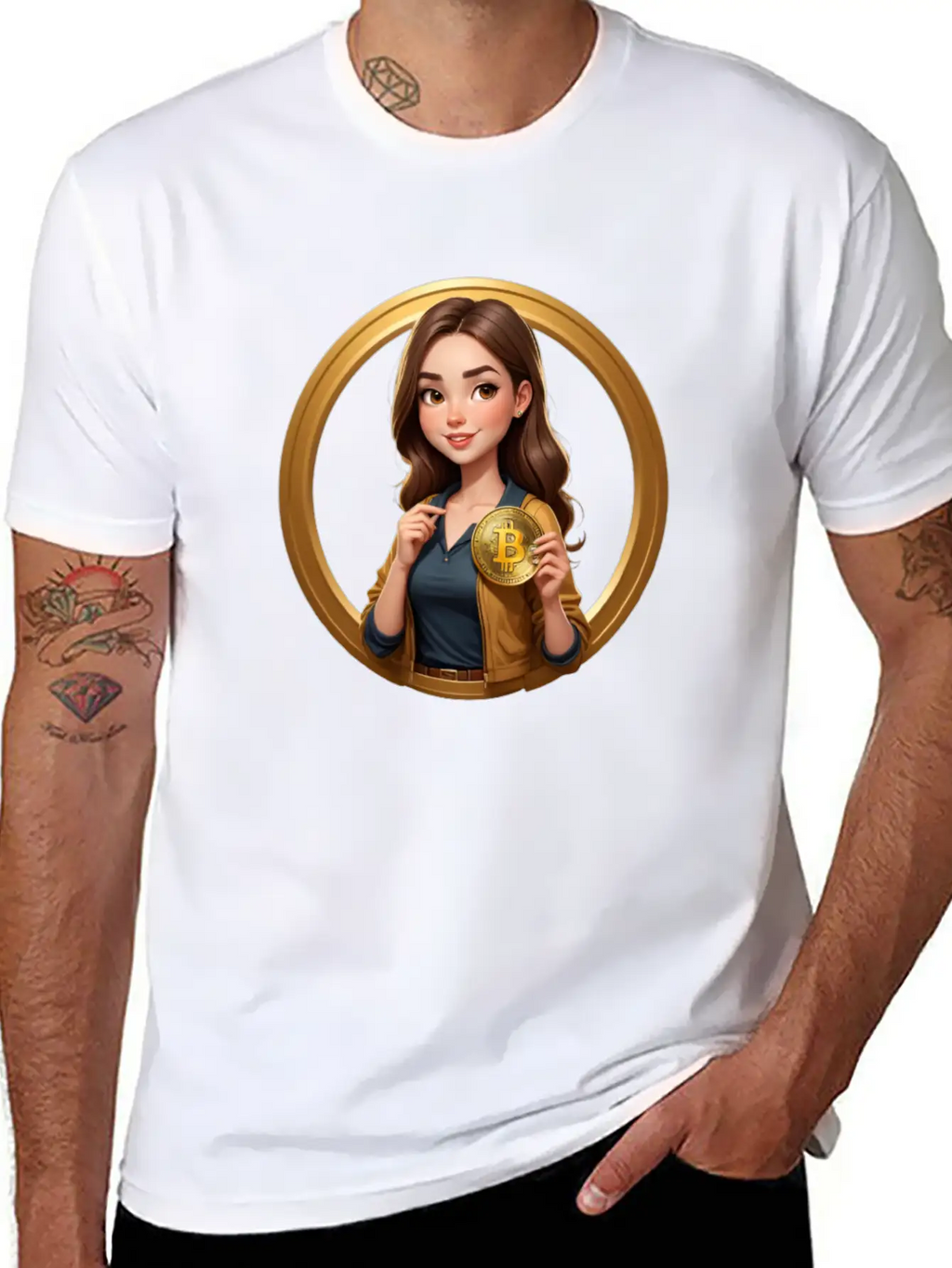 BtcGirl Unisex Casual T-Shirt – Clean Design For Daily Comfort
