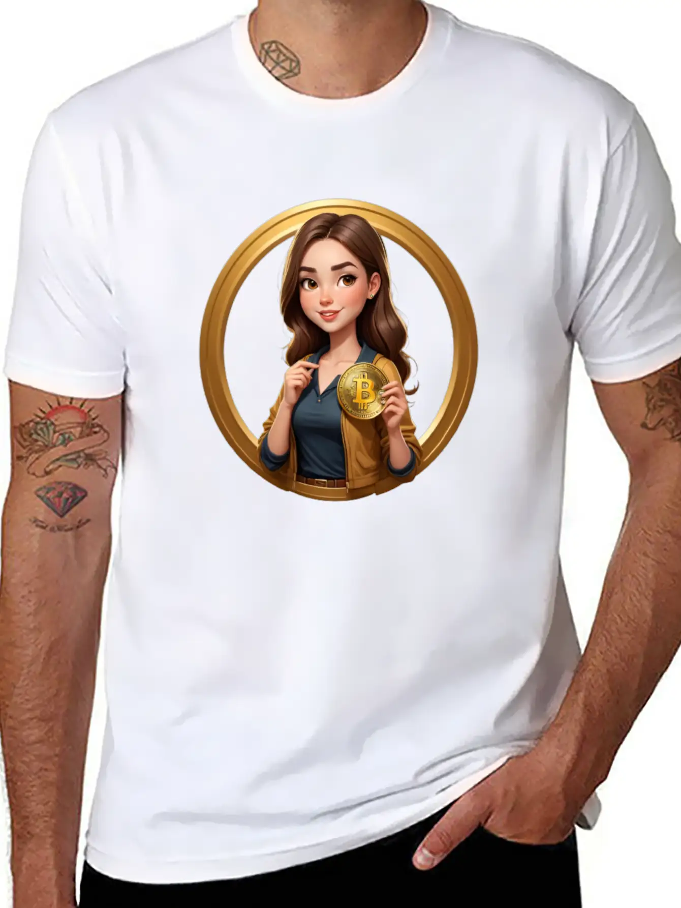 BtcGirl Unisex Casual T-Shirt – Clean Design For Daily Comfort