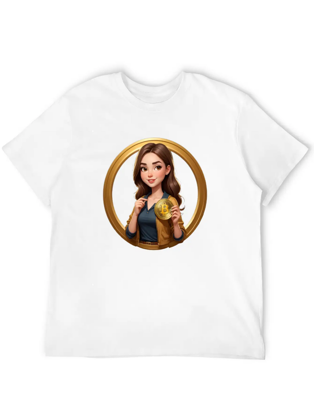 BtcGirl Unisex Casual T-Shirt – Clean Design For Daily Comfort