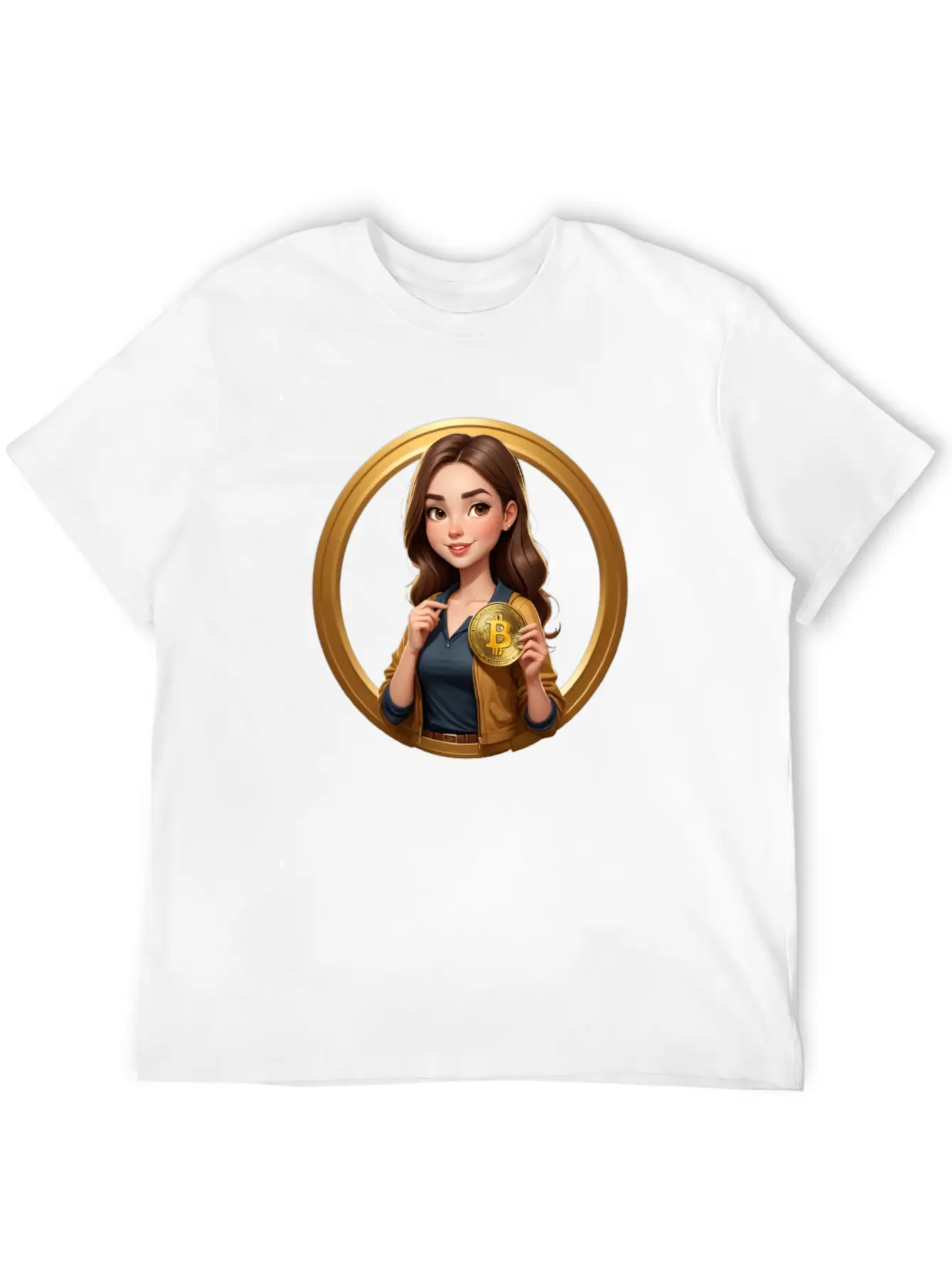 BtcGirl Unisex Casual T-Shirt – Clean Design For Daily Comfort