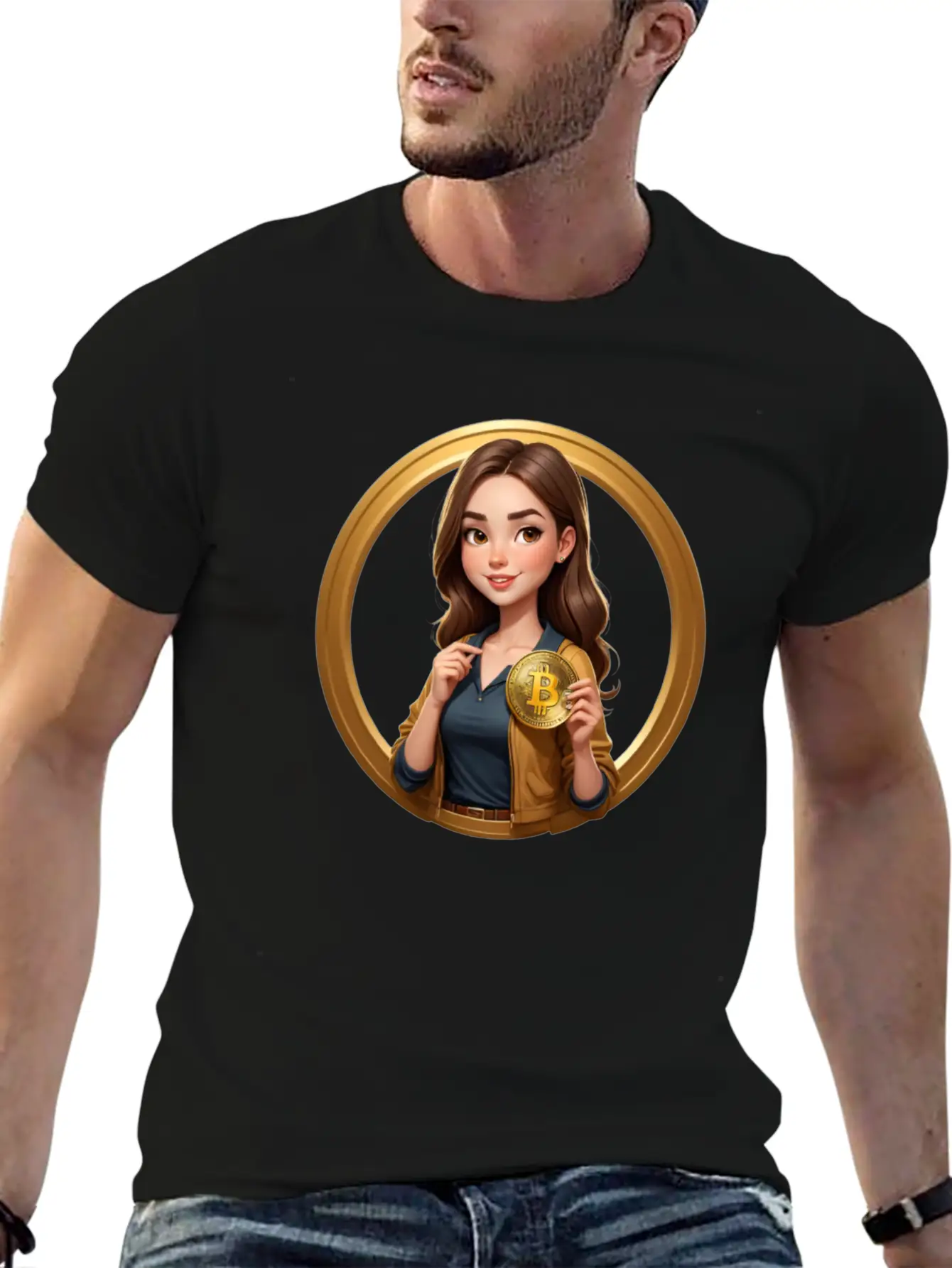 BtcGirl Unisex Casual T-Shirt – Clean Design For Daily Comfort