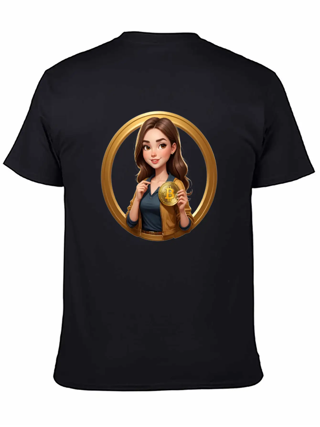 BtcGirl Unisex Casual T-Shirt – Clean Design For Daily Comfort