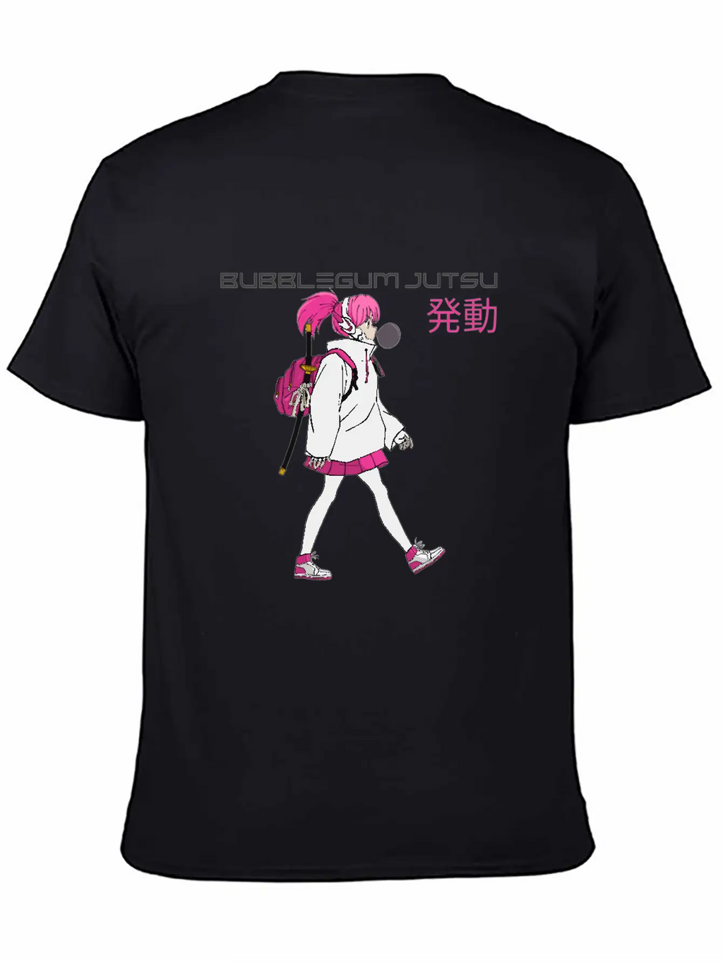 Bubblegum Jutsu 発動 (Bubblegum Jutsu Activated) Essential Cotton Tee For Daily Outfits – Unisex Style