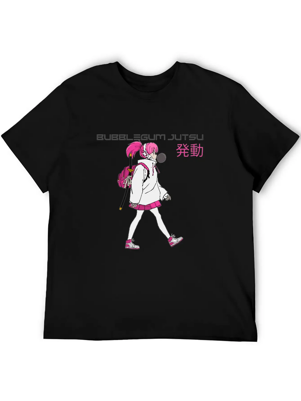 Bubblegum Jutsu 発動 (Bubblegum Jutsu Activated) Essential Cotton Tee For Daily Outfits – Unisex Style