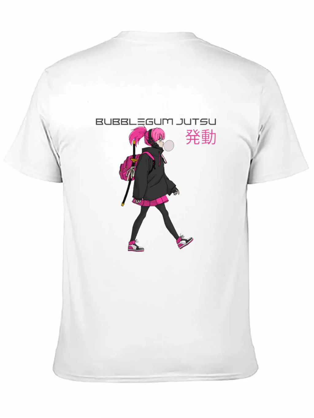 Bubblegum Jutsu 発動 (Bubblegum Jutsu Activated) Essential Cotton Tee For Daily Outfits – Unisex Style