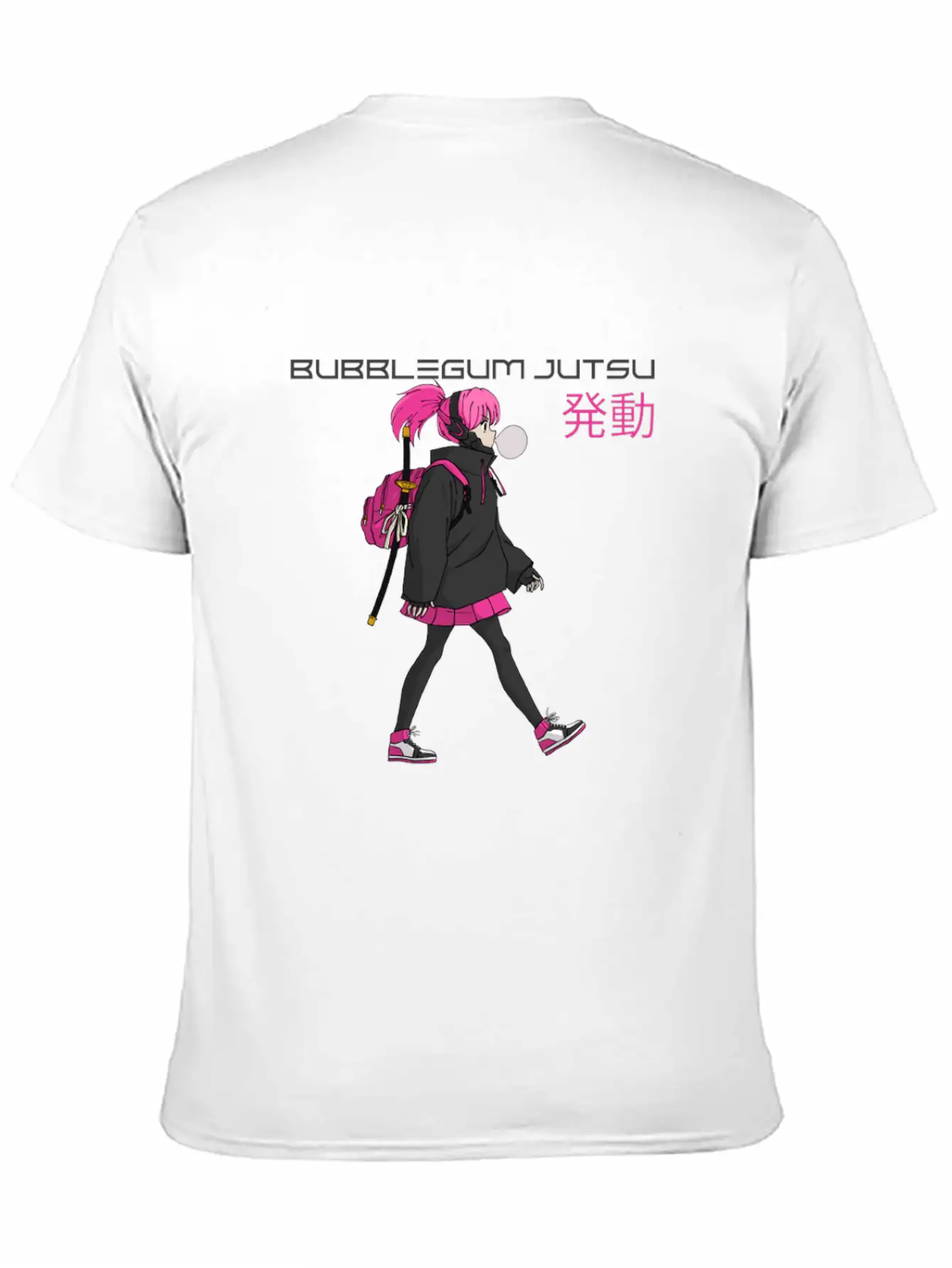 Bubblegum Jutsu 発動 (Bubblegum Jutsu Activated) Essential Cotton Tee For Daily Outfits – Unisex Style