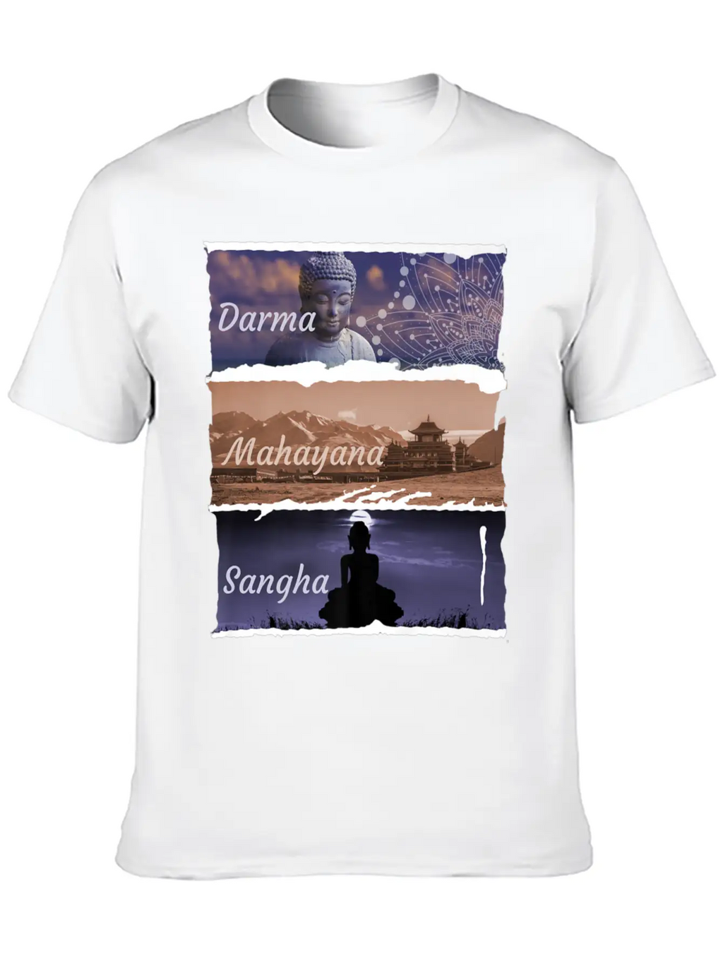 Buddha Mahayana Fashion Clothing Print Breathable Soft Cotton T-Shirt – Timeless Casual Look
