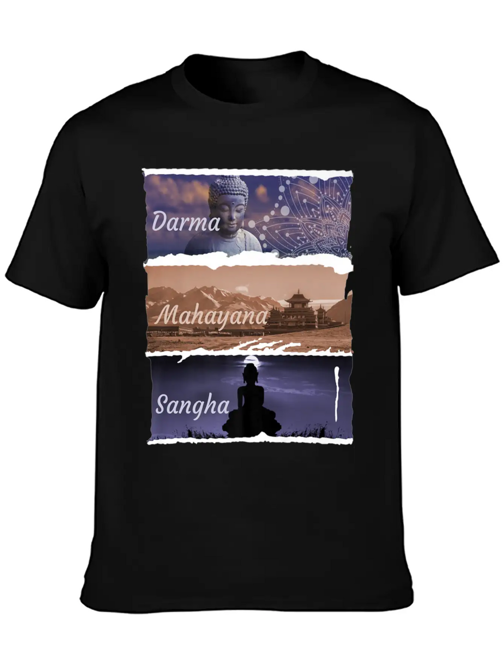 Buddha Mahayana Fashion Clothing Print Breathable Soft Cotton T-Shirt – Timeless Casual Look