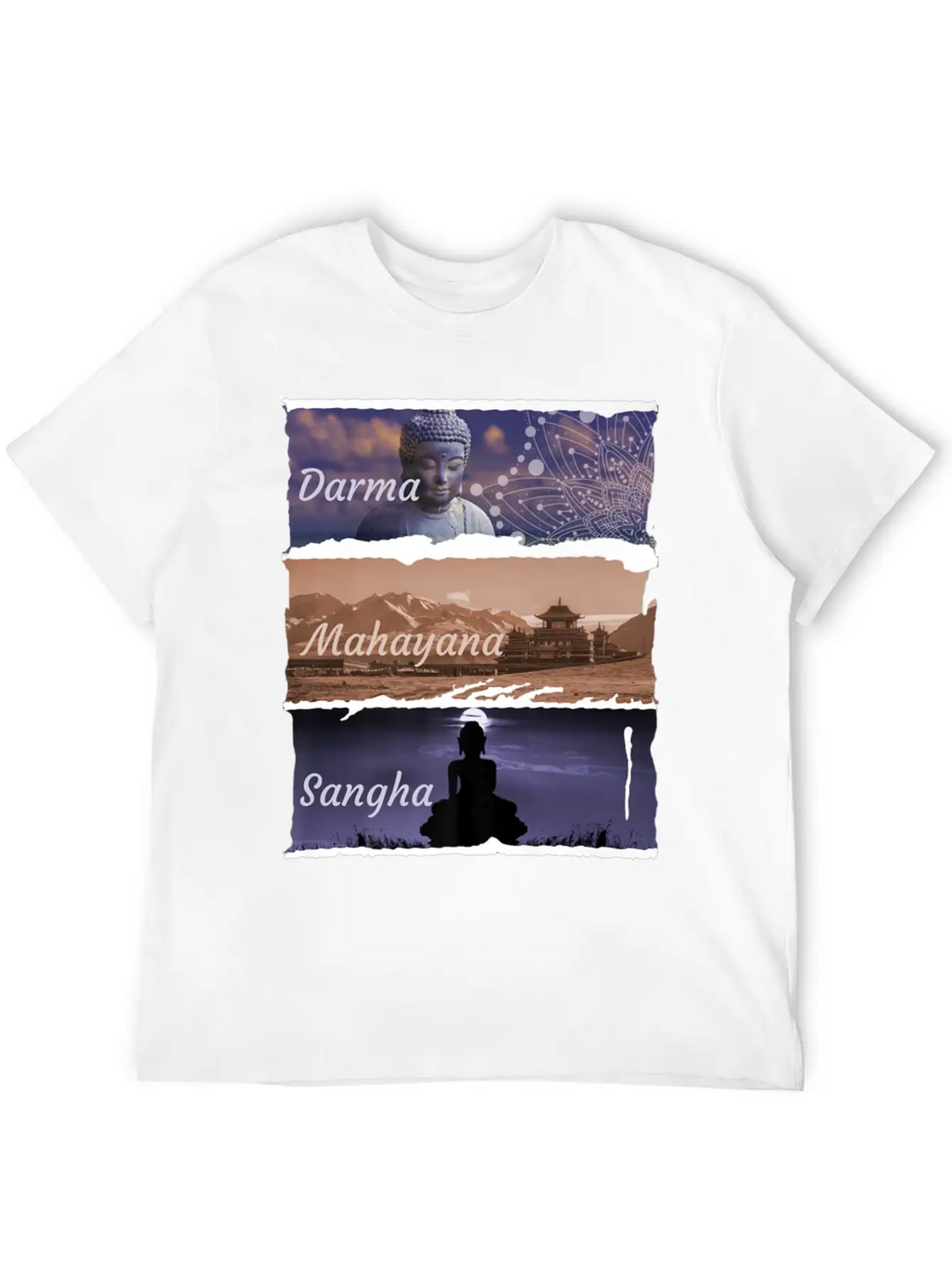 Buddha Mahayana Fashion Clothing Print Breathable Soft Cotton T-Shirt – Timeless Casual Look