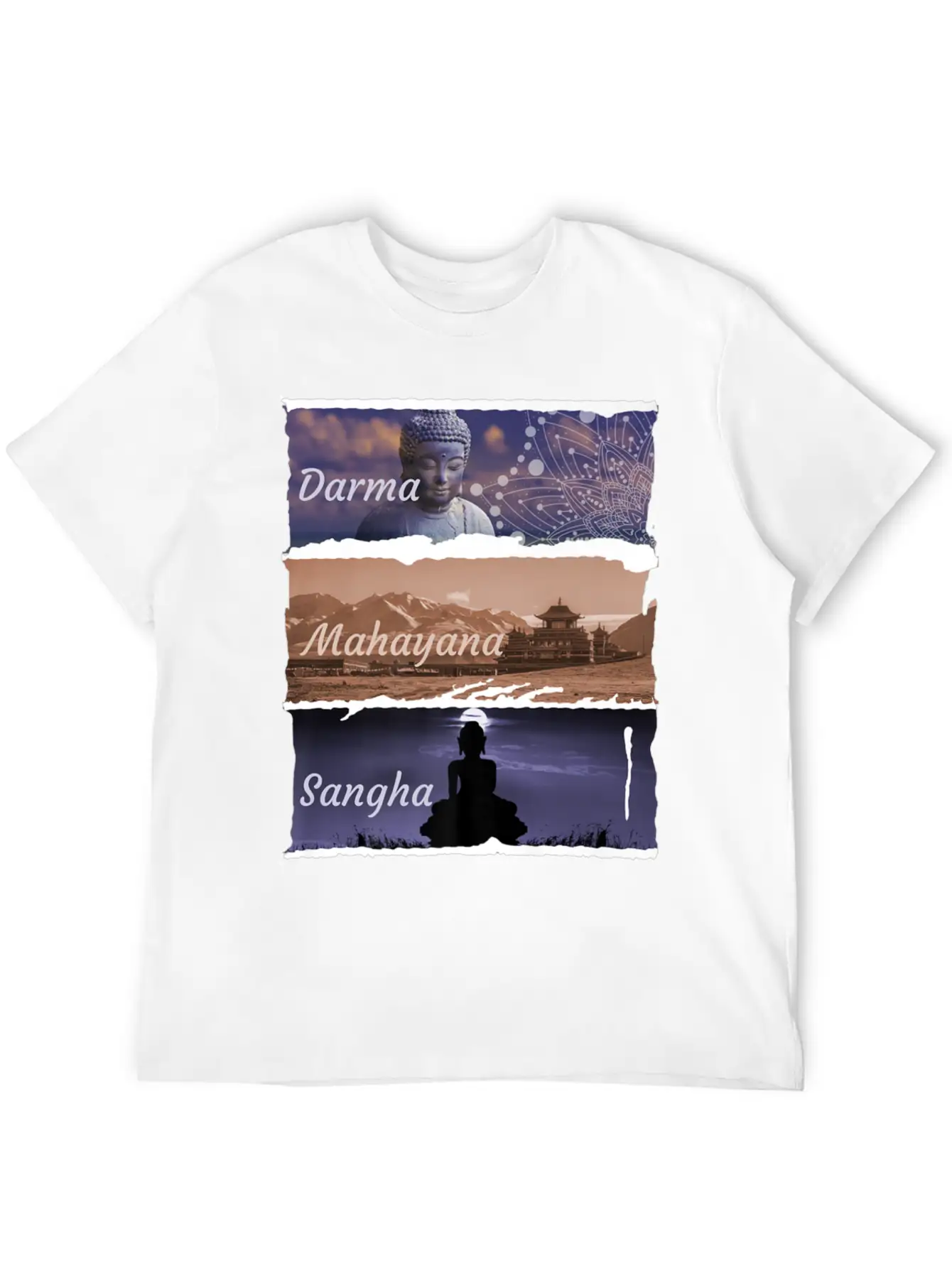 Buddha Mahayana Fashion Clothing Print Breathable Soft Cotton T-Shirt – Timeless Casual Look