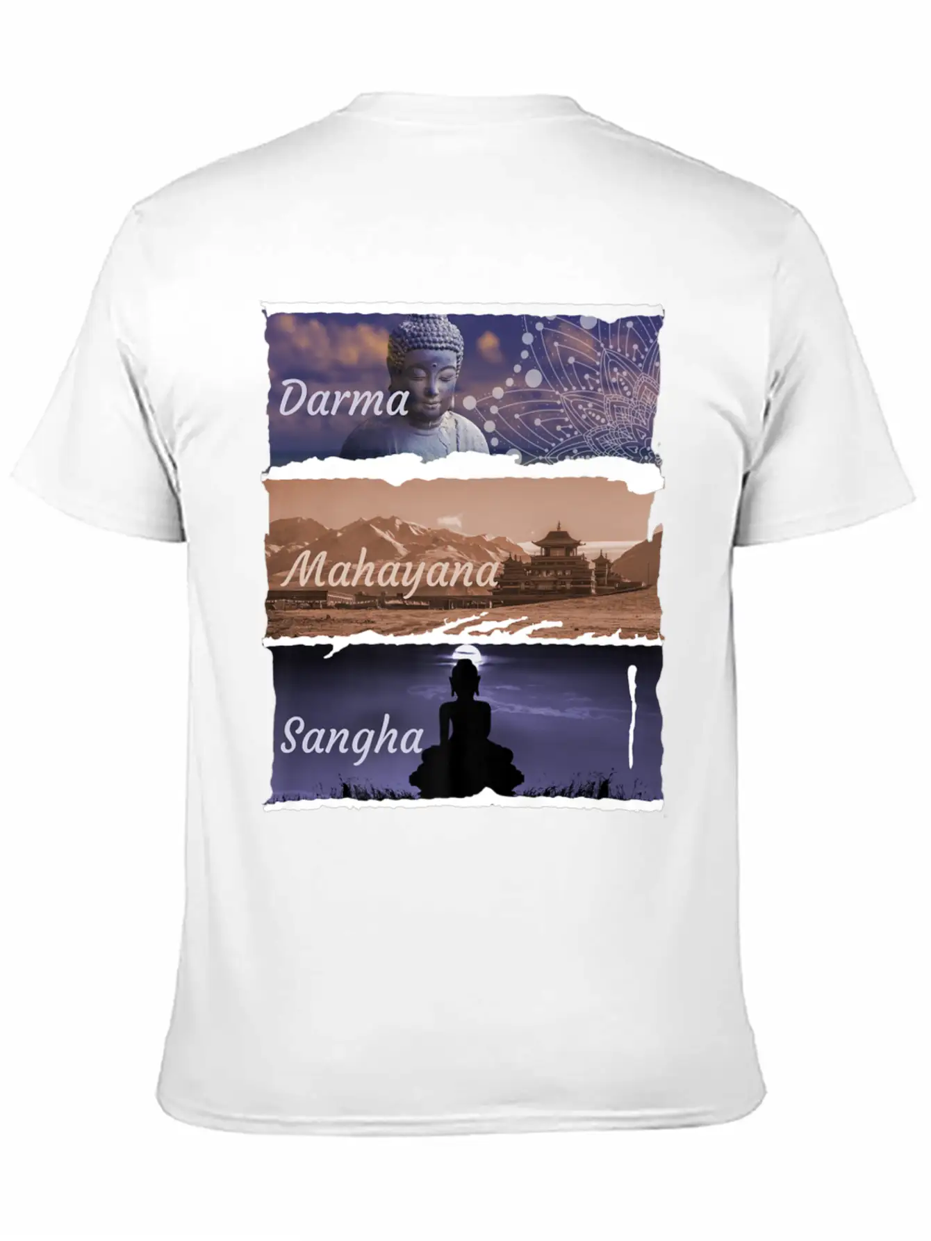 Buddha Mahayana Fashion Clothing Print Breathable Soft Cotton T-Shirt – Timeless Casual Look