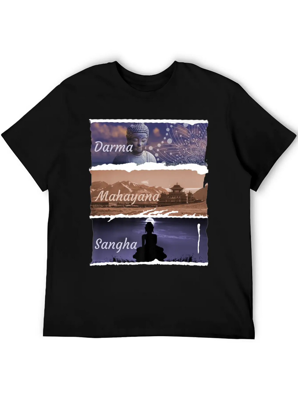 Buddha Mahayana Fashion Clothing Print Breathable Soft Cotton T-Shirt – Timeless Casual Look