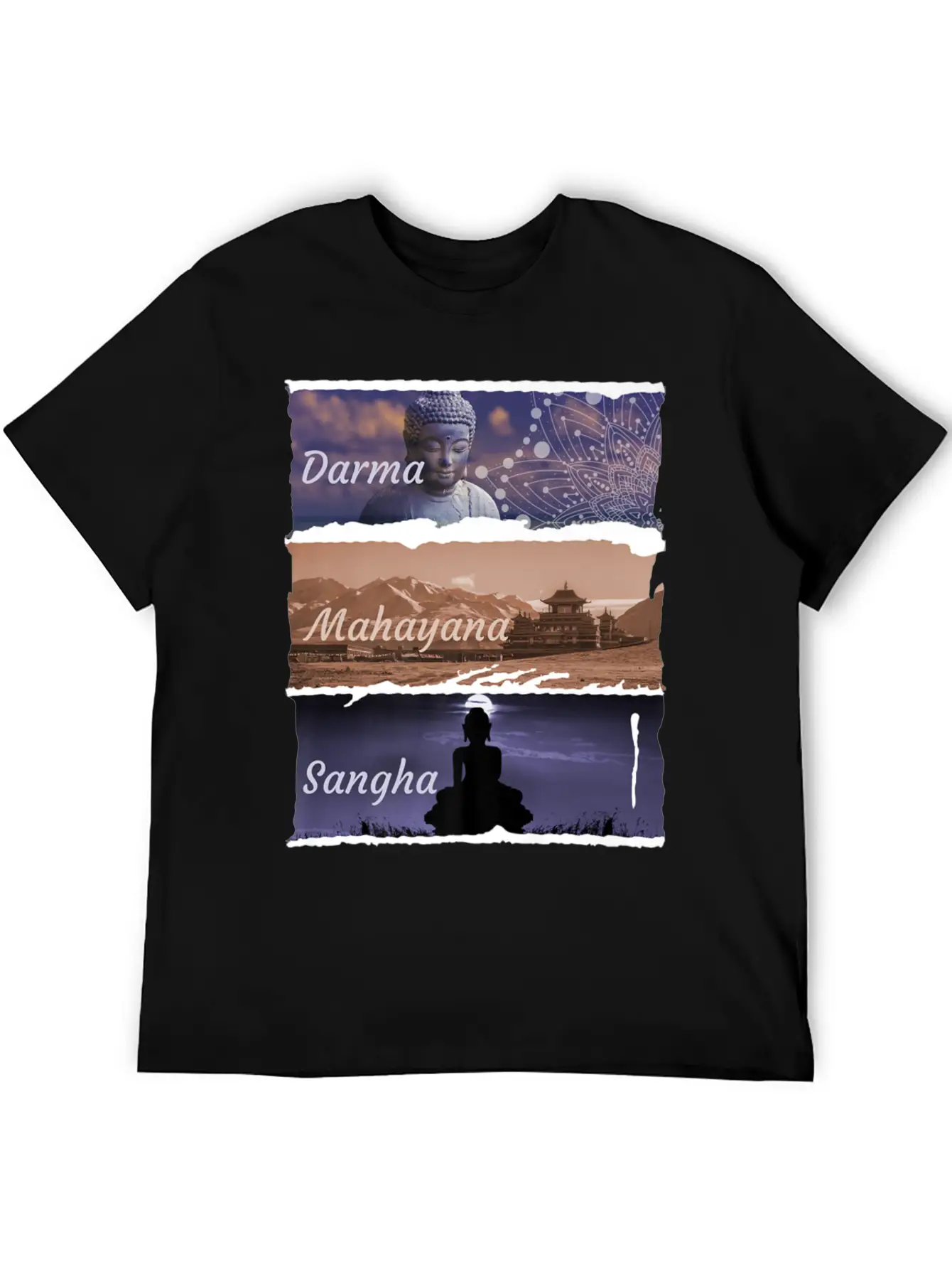 Buddha Mahayana Fashion Clothing Print Breathable Soft Cotton T-Shirt – Timeless Casual Look
