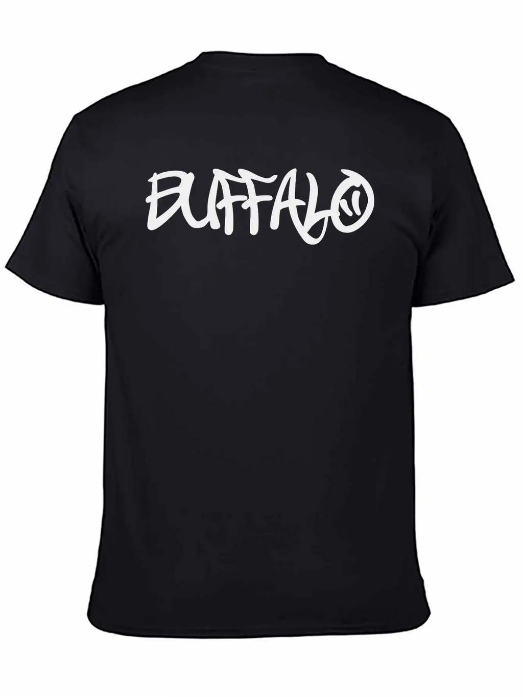 Buffalo Graffiti Unisex Casual T-Shirt – Clean Design For Daily Comfort