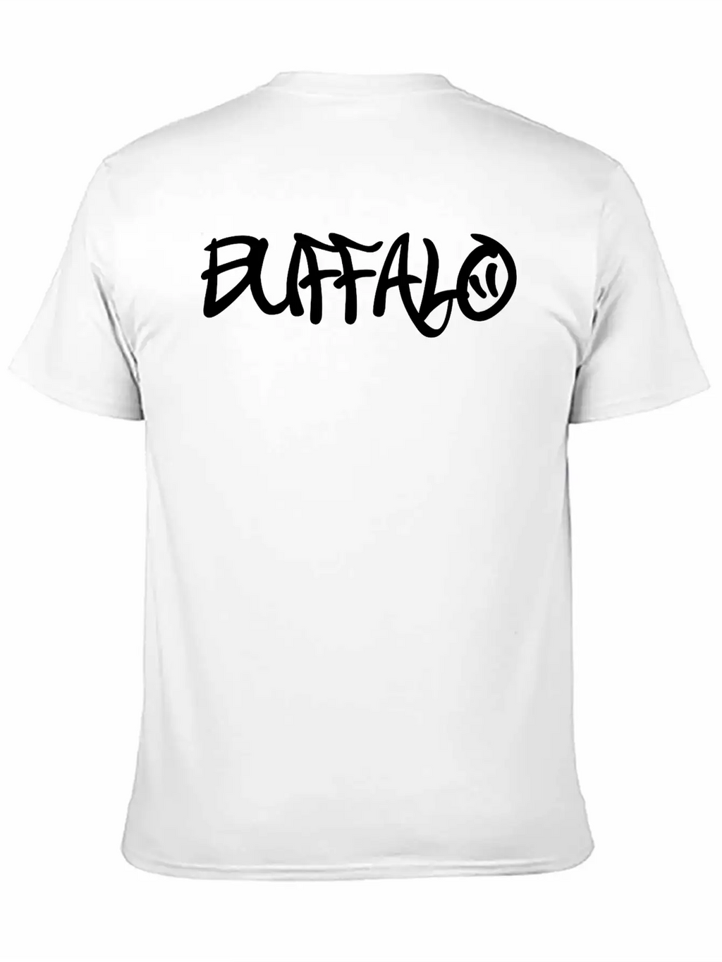 Buffalo Graffiti Unisex Casual T-Shirt – Clean Design For Daily Comfort