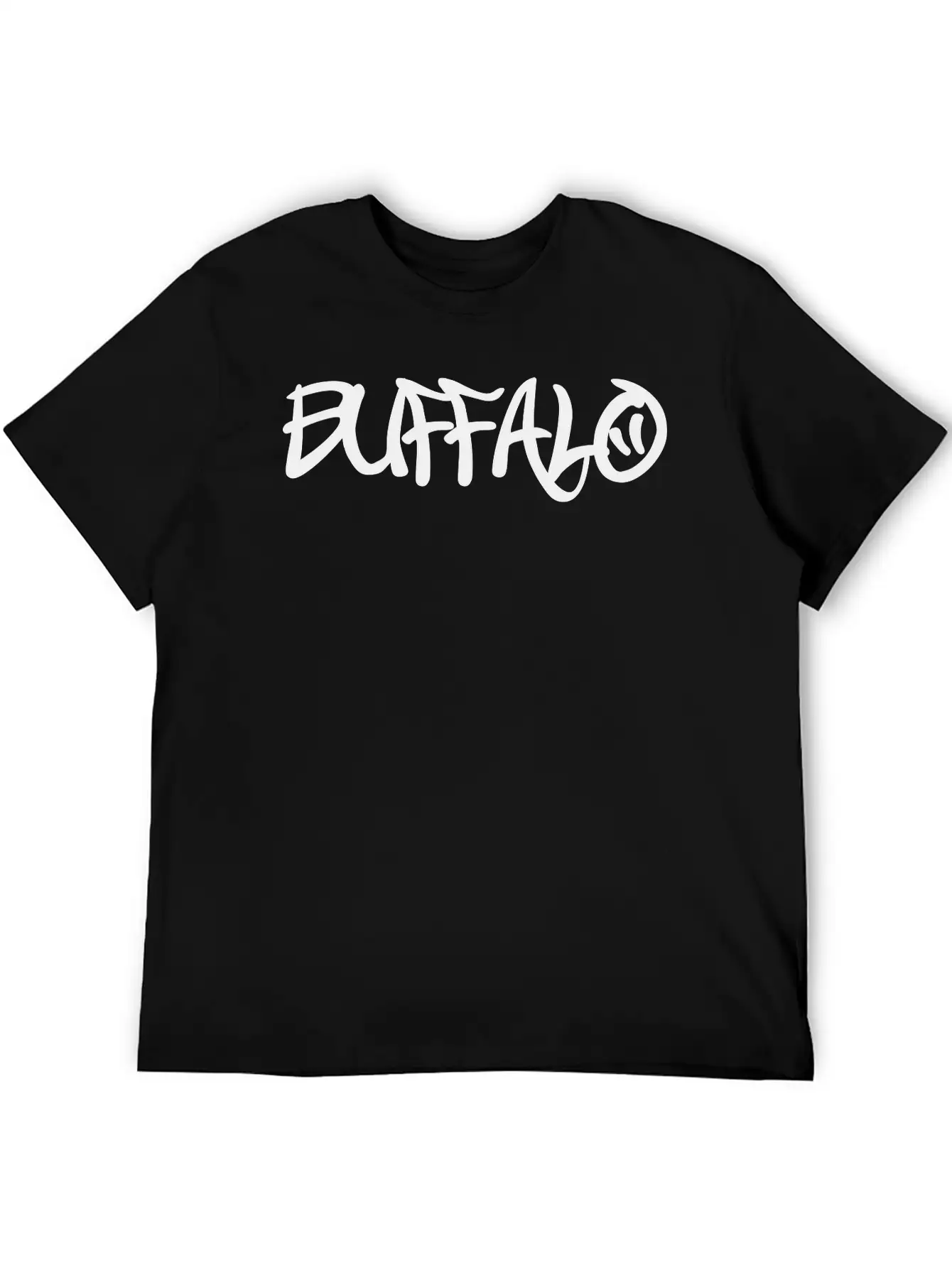 Buffalo Graffiti Unisex Casual T-Shirt – Clean Design For Daily Comfort