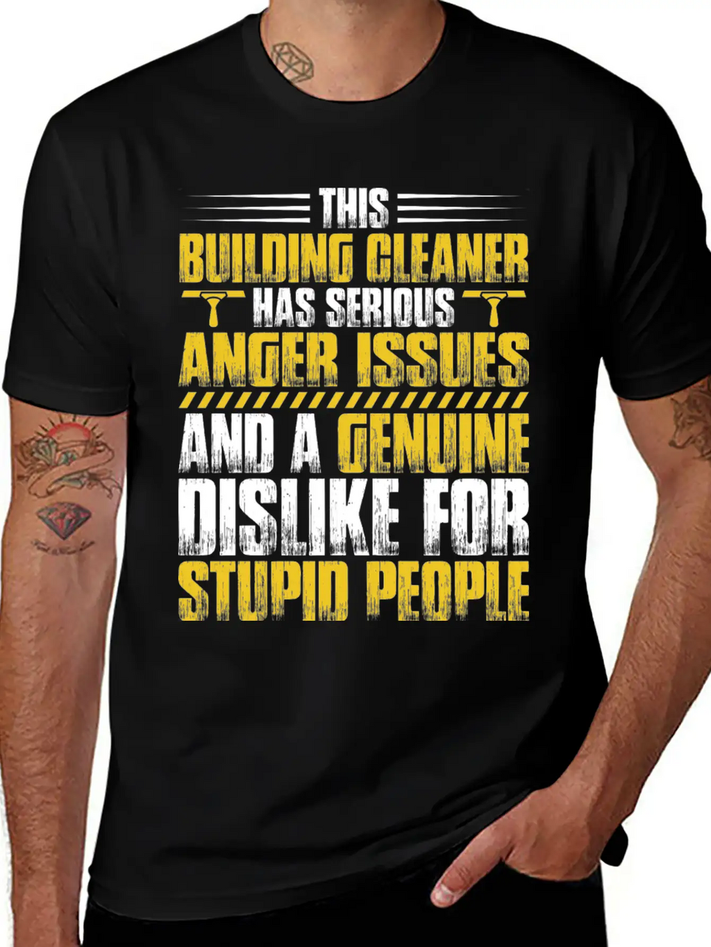 Building Cleaner Cleaning Anger Issues Gift Unisex Casual T-Shirt – Clean Design For Daily Comfort
