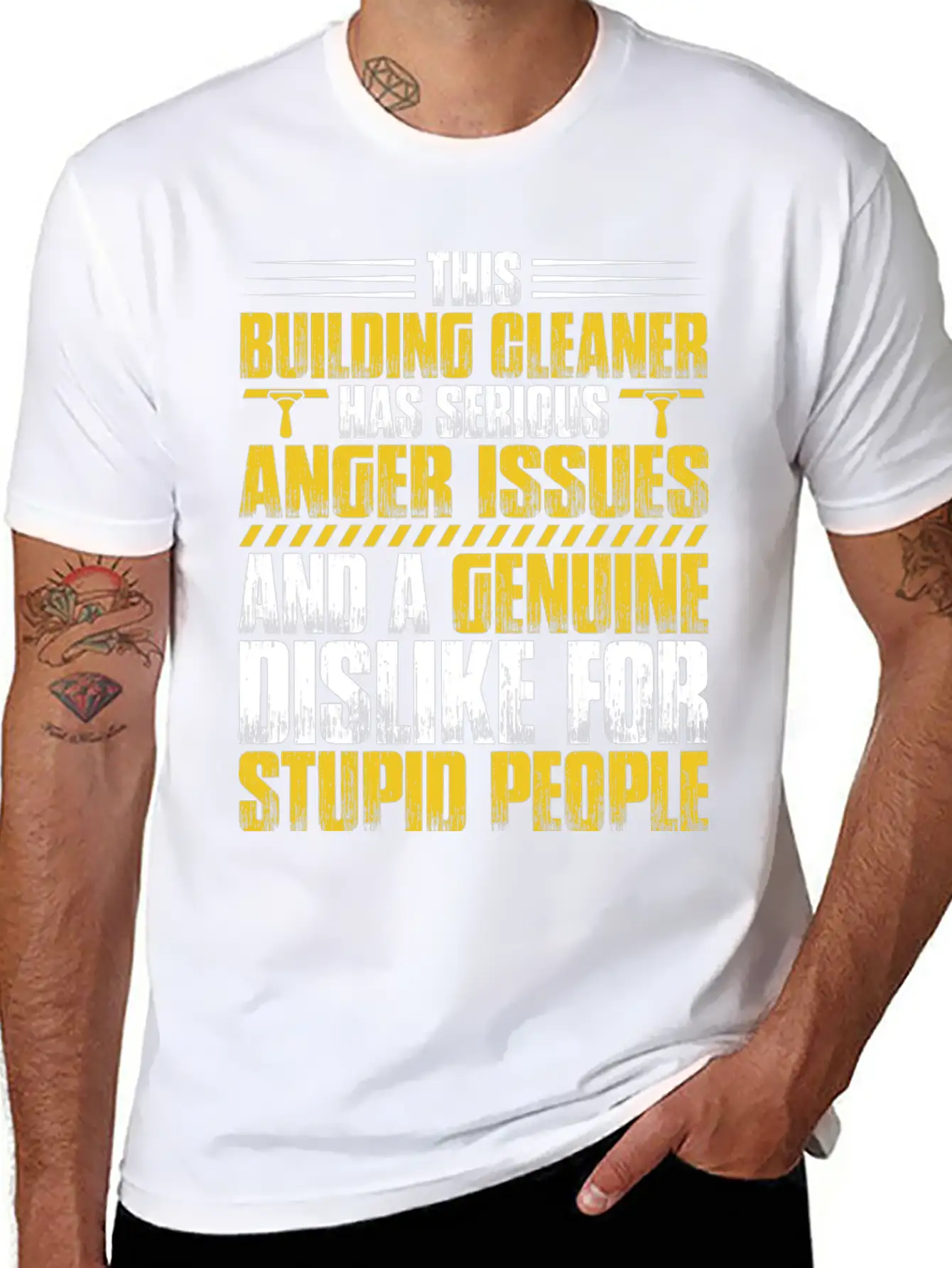 Building Cleaner Cleaning Anger Issues Gift Unisex Casual T-Shirt – Clean Design For Daily Comfort