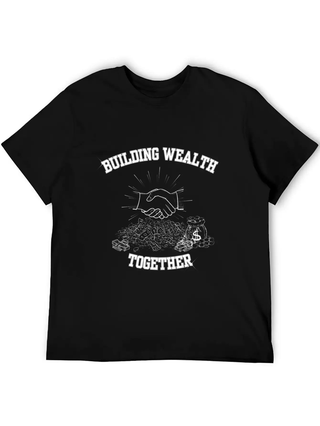 Building Wealth Together Unisex Casual T-Shirt – Clean Design For Daily Comfort
