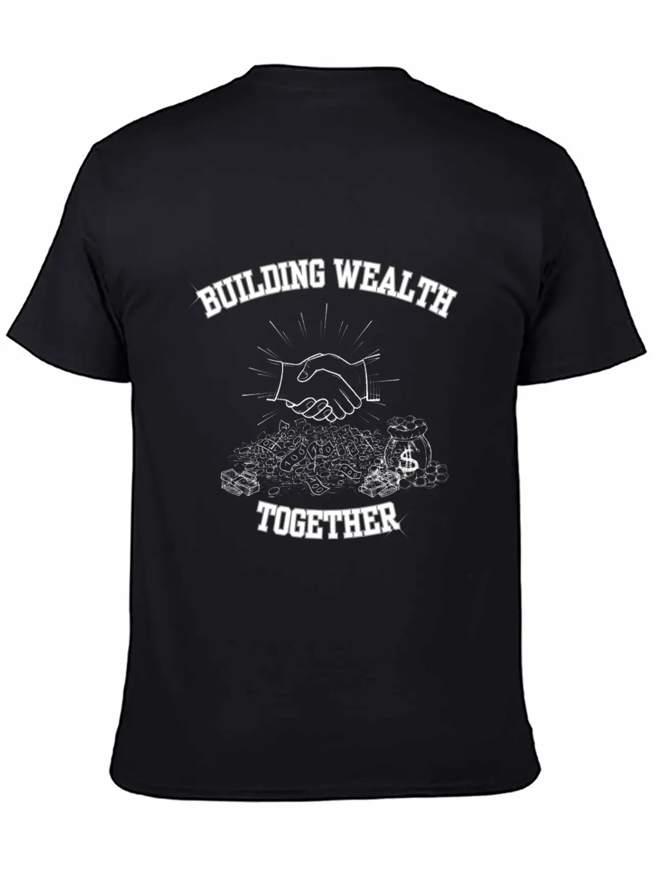 Building Wealth Together Unisex Casual T-Shirt – Clean Design For Daily Comfort