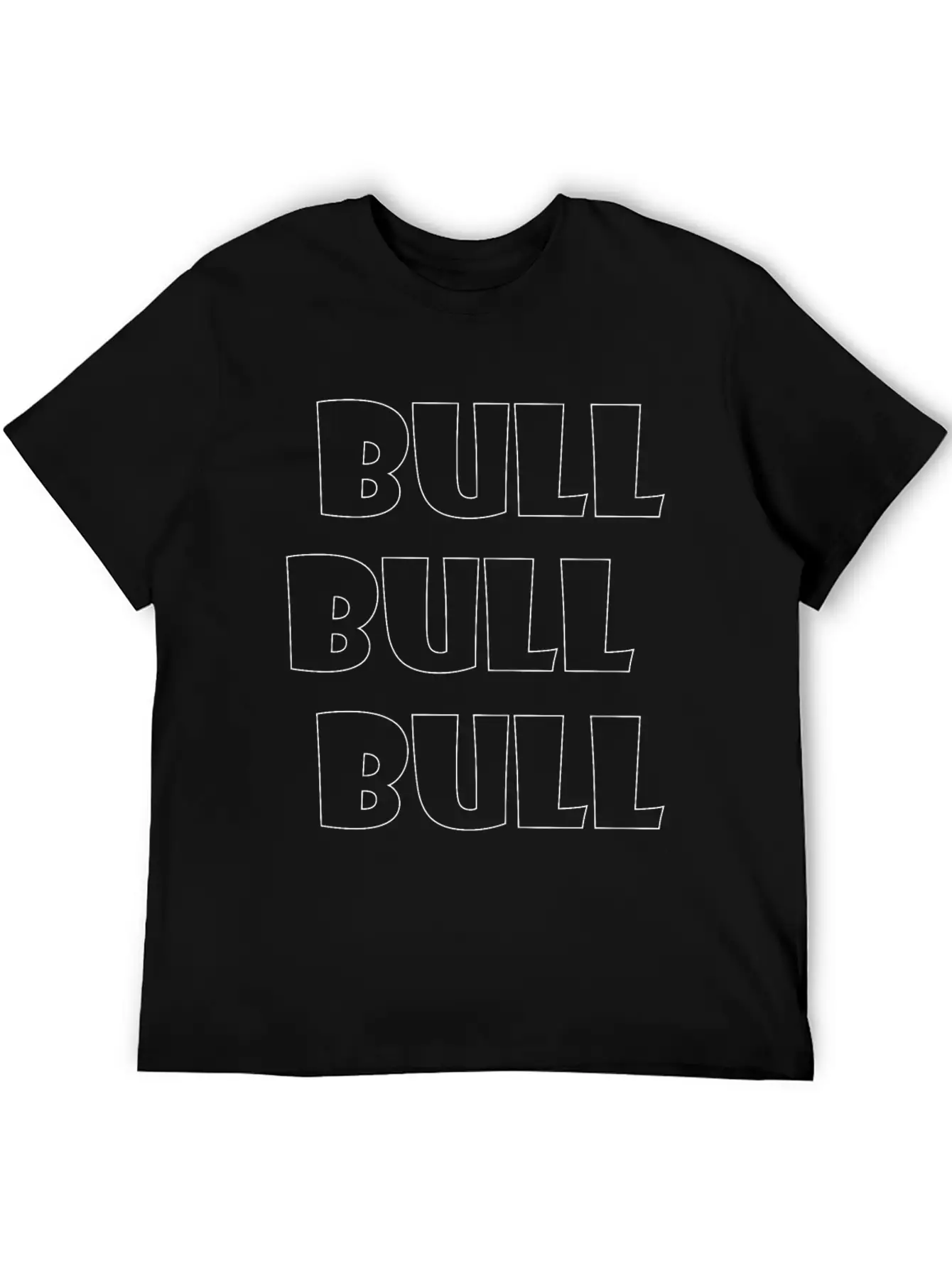 Bull Bull Bull Unisex Casual T-Shirt – Clean Design For Daily Comfort