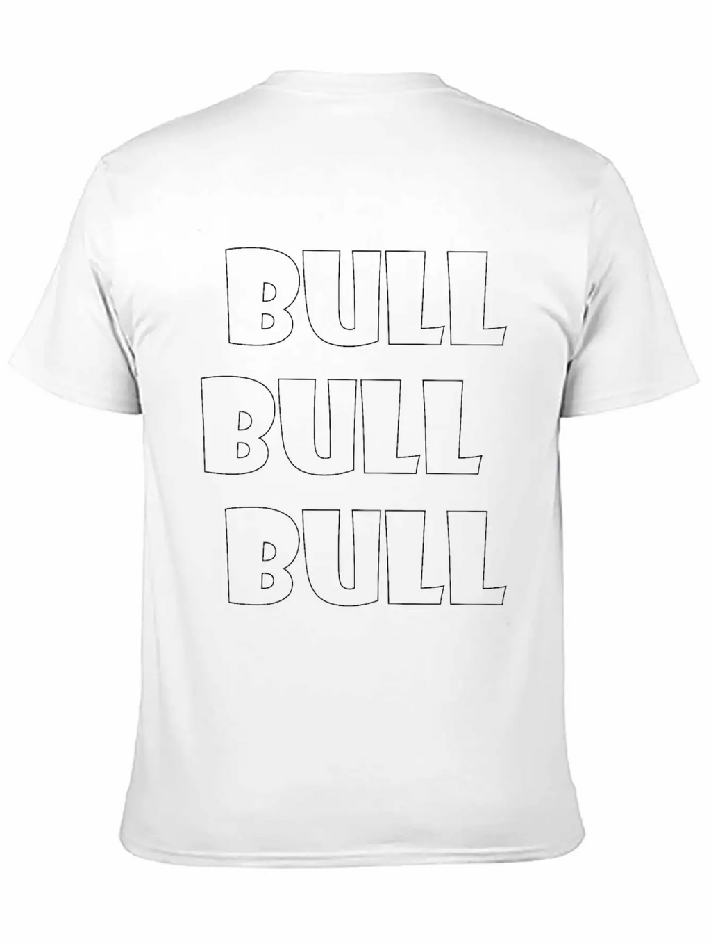 Bull Bull Bull Unisex Casual T-Shirt – Clean Design For Daily Comfort