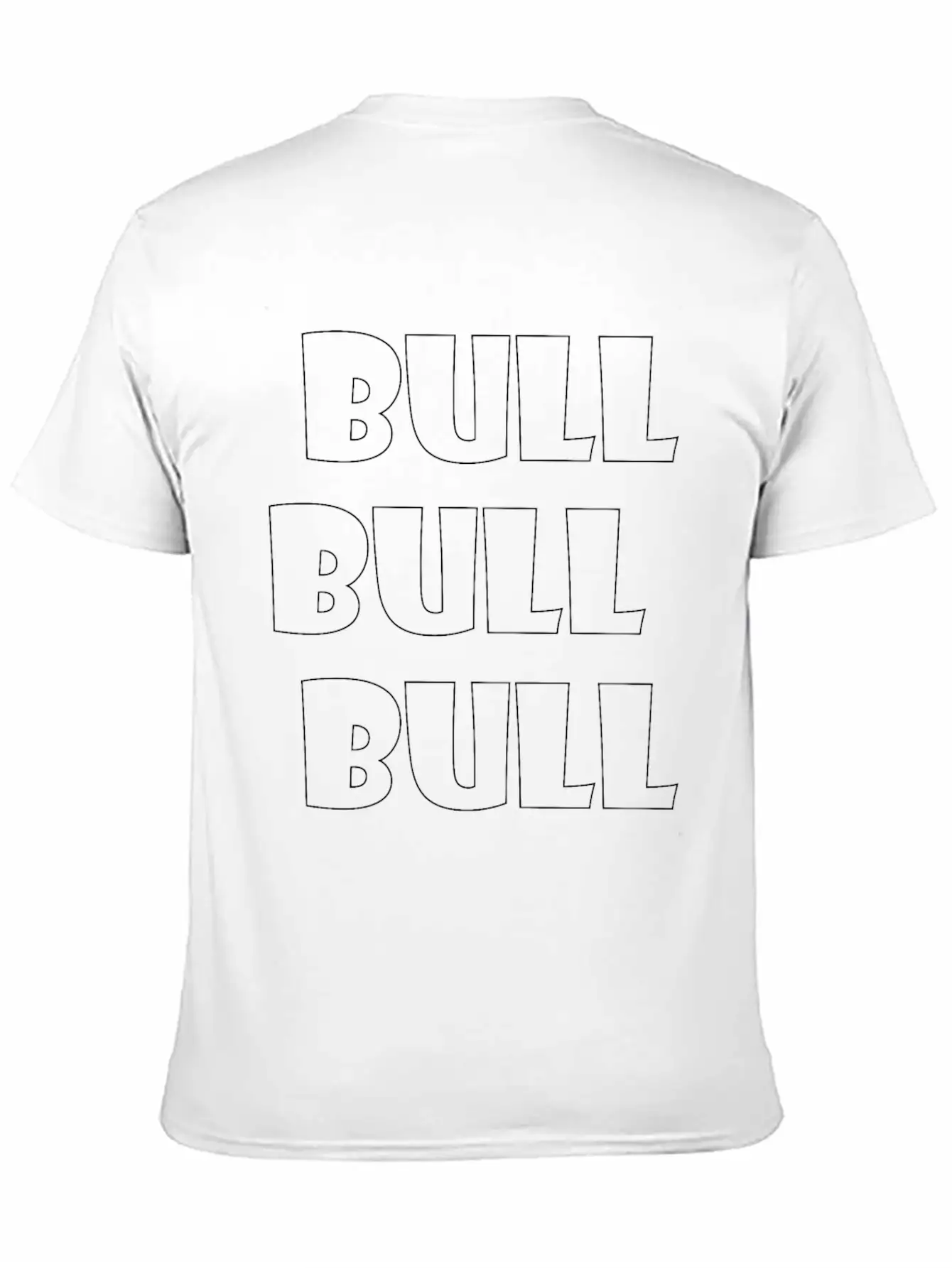 Bull Bull Bull Unisex Casual T-Shirt – Clean Design For Daily Comfort