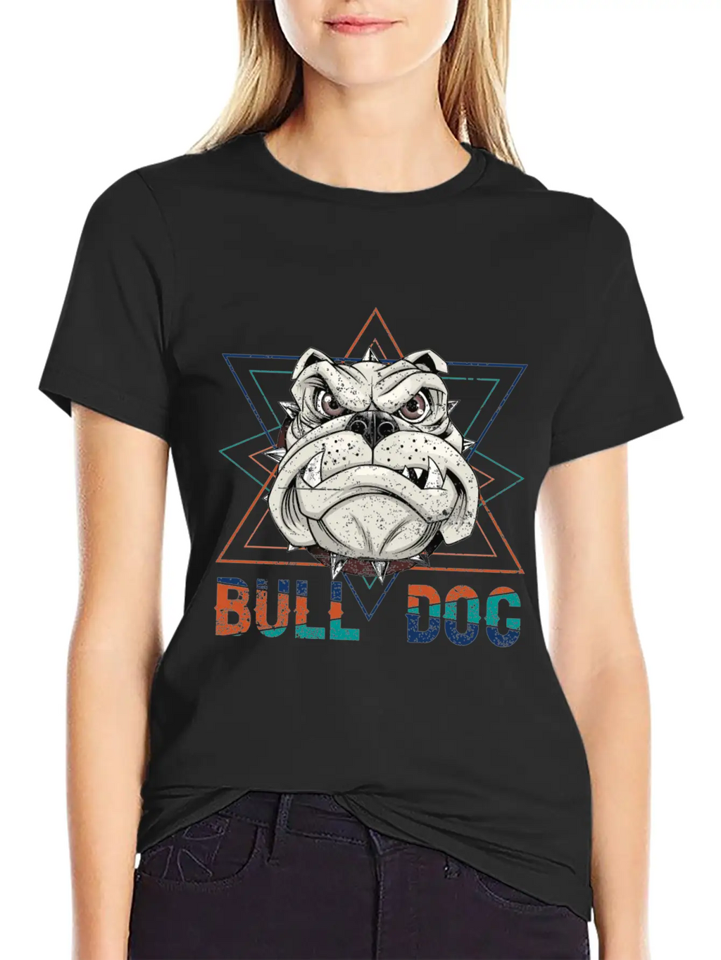 Bull Dog Casual Graphic T-Shirt – Simple And Comfortable Daily Wear