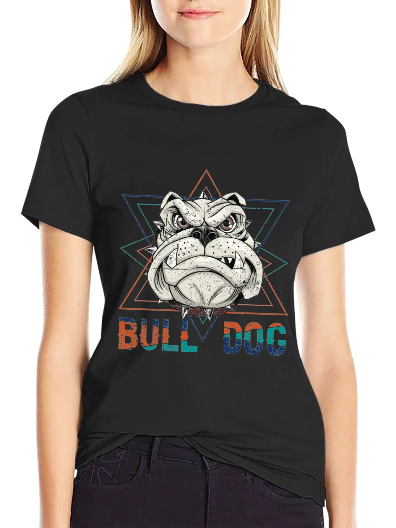 Bull Dog Casual Graphic T-Shirt – Simple And Comfortable Daily Wear