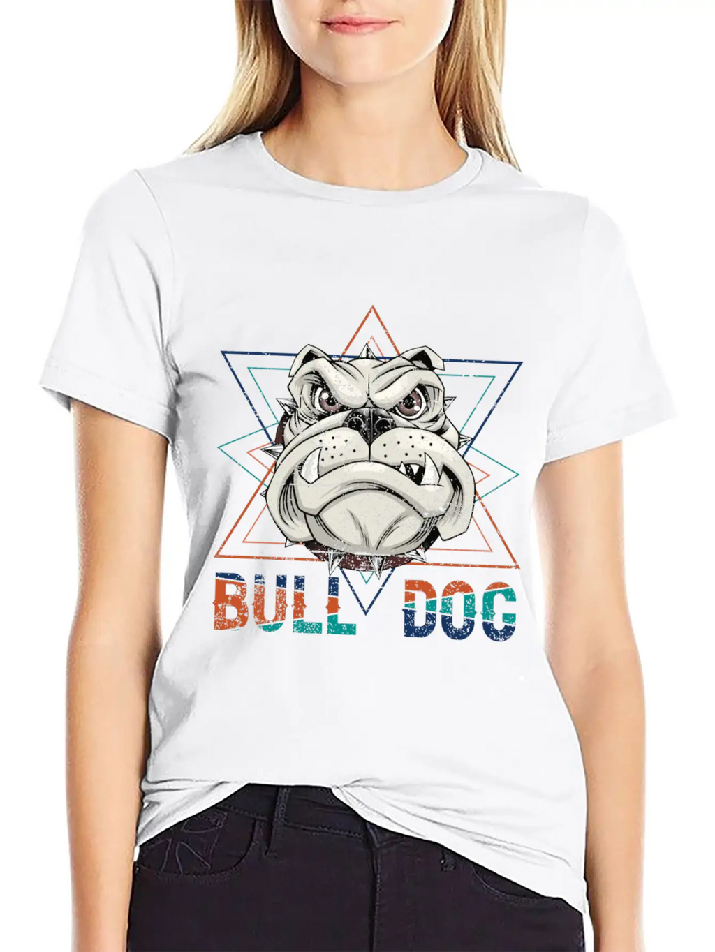 Bull Dog Casual Graphic T-Shirt – Simple And Comfortable Daily Wear