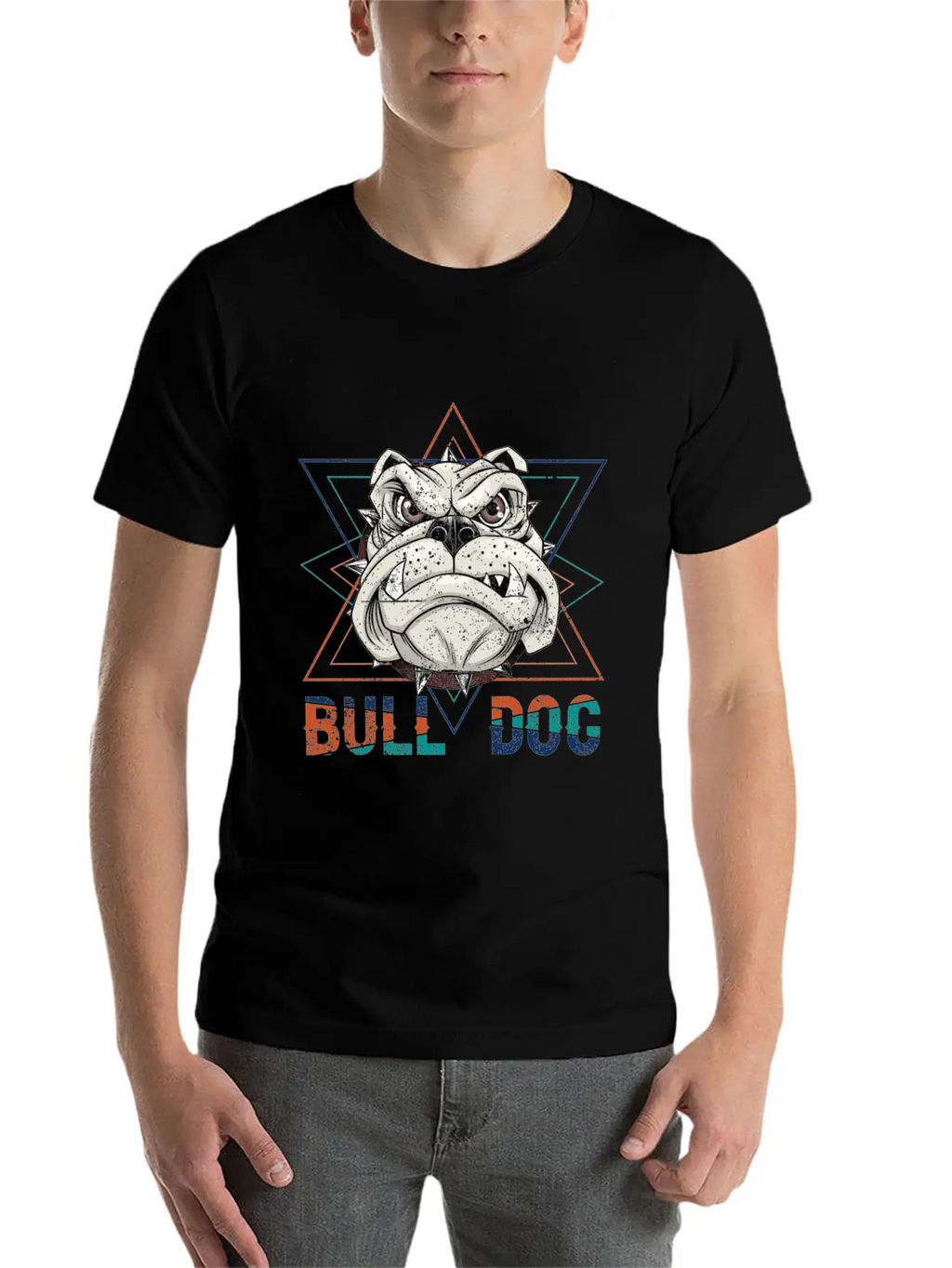 Bull Dog Casual Graphic T-Shirt – Simple And Comfortable Daily Wear