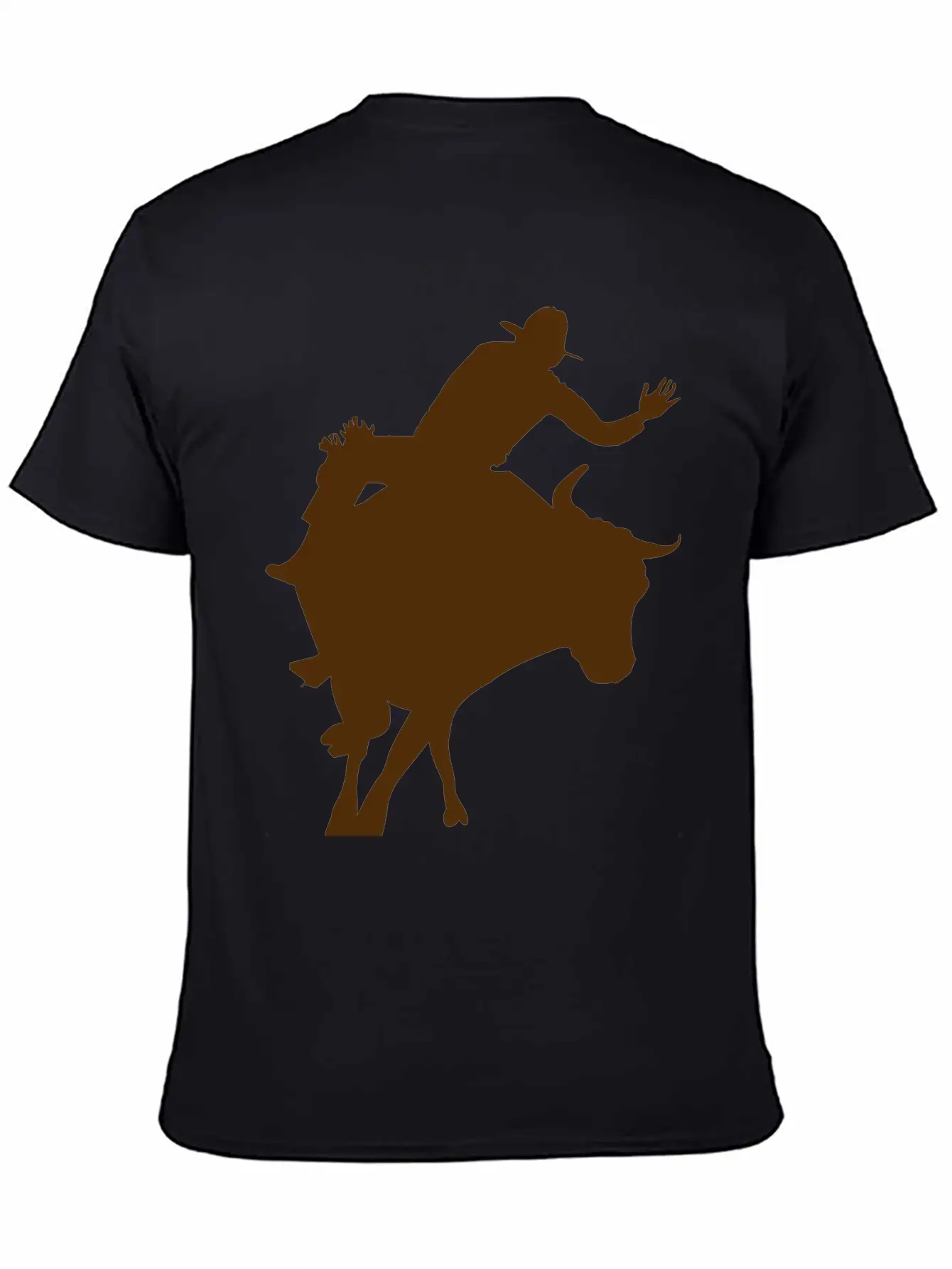Bull Riding 2 Unisex Short Sleeve Soft Cotton T-Shirt – Casual Everyday Wear