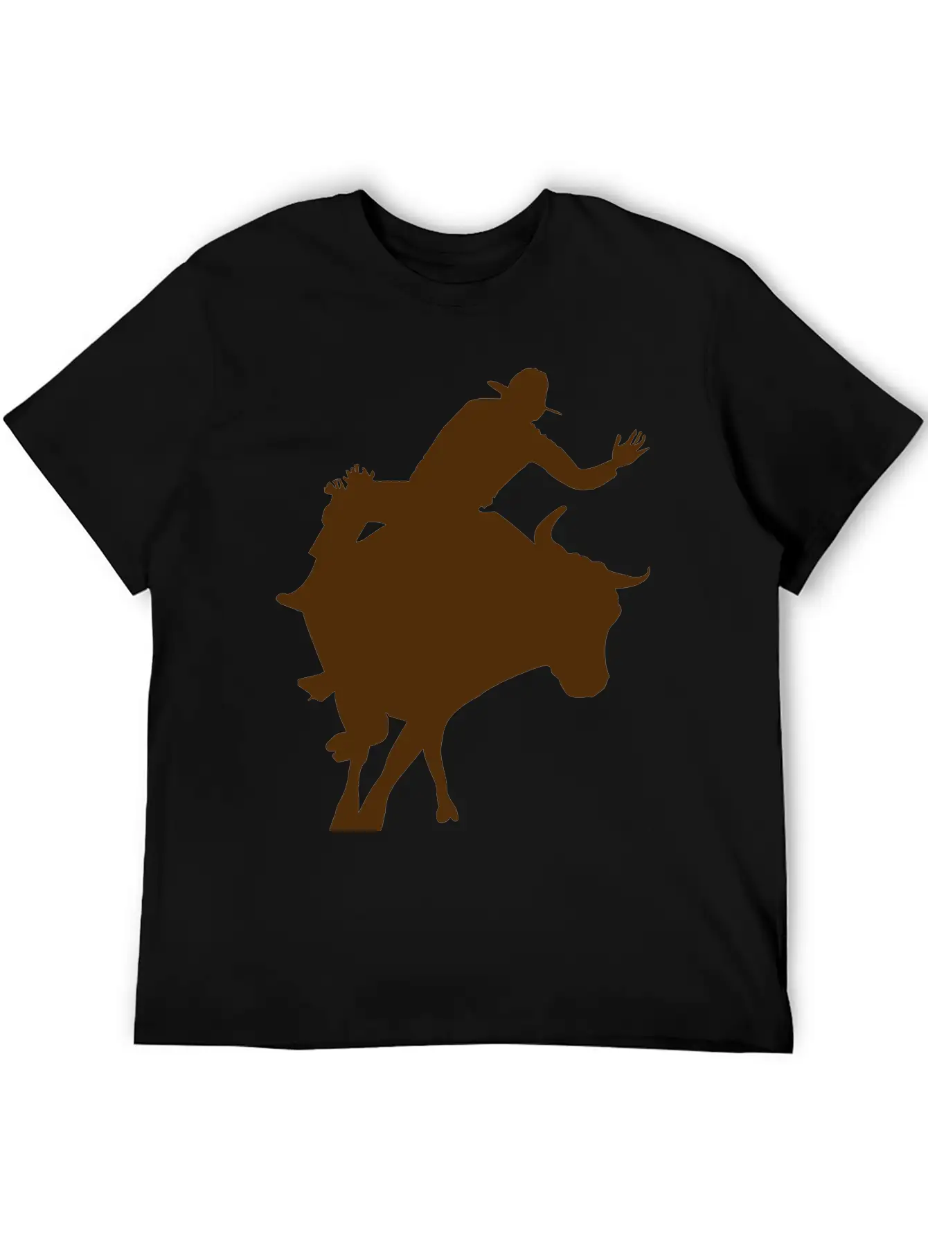 Bull Riding 2 Unisex Short Sleeve Soft Cotton T-Shirt – Casual Everyday Wear