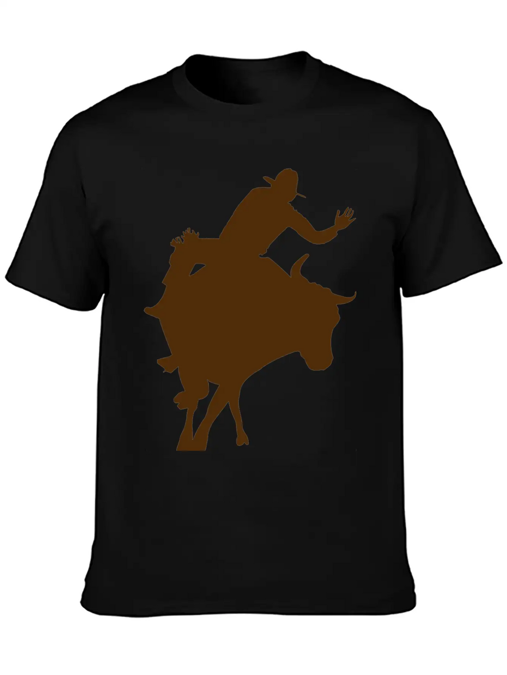 Bull Riding 2 Unisex Short Sleeve Soft Cotton T-Shirt – Casual Everyday Wear