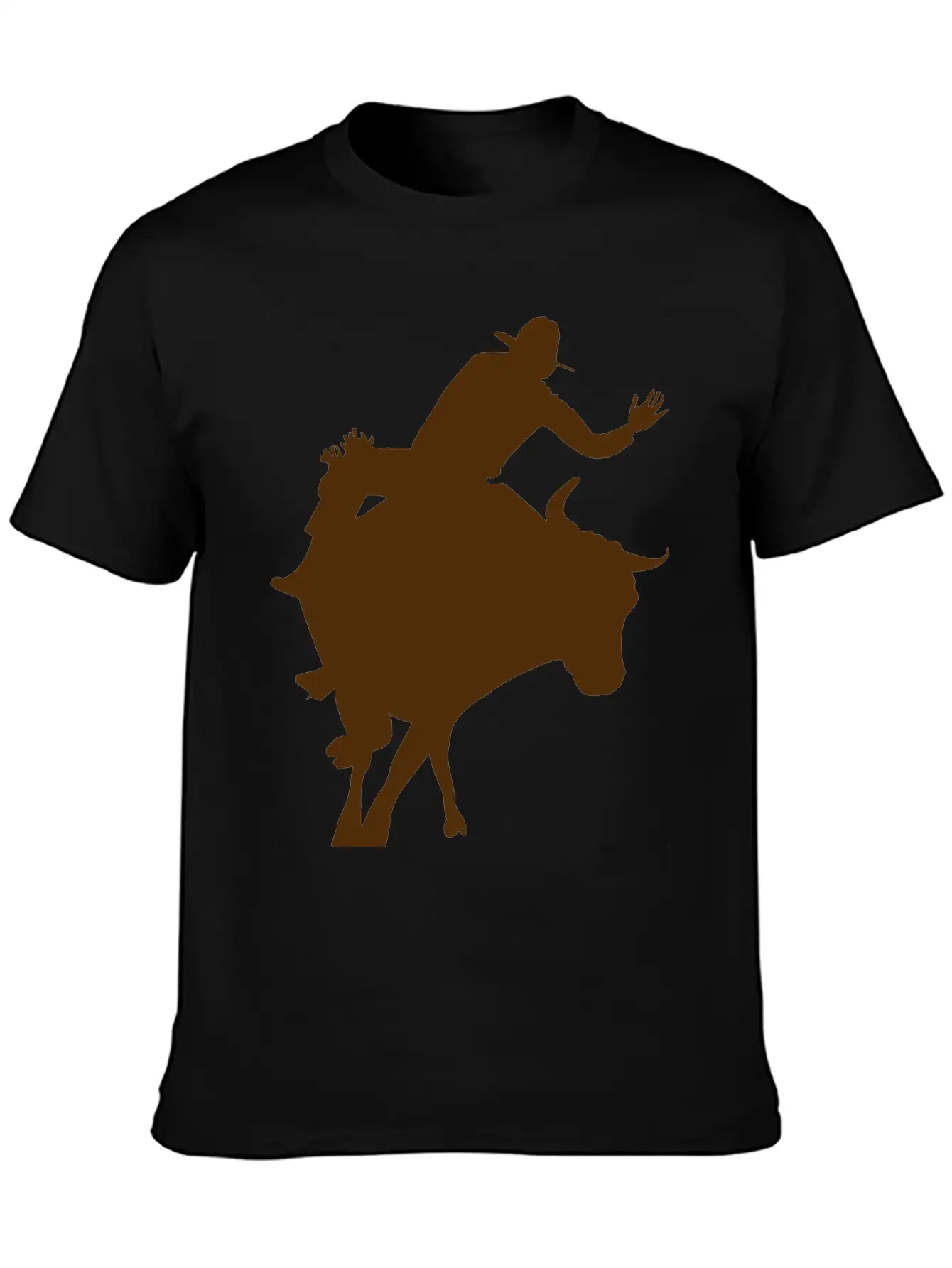 Bull Riding 2 Unisex Short Sleeve Soft Cotton T-Shirt – Casual Everyday Wear