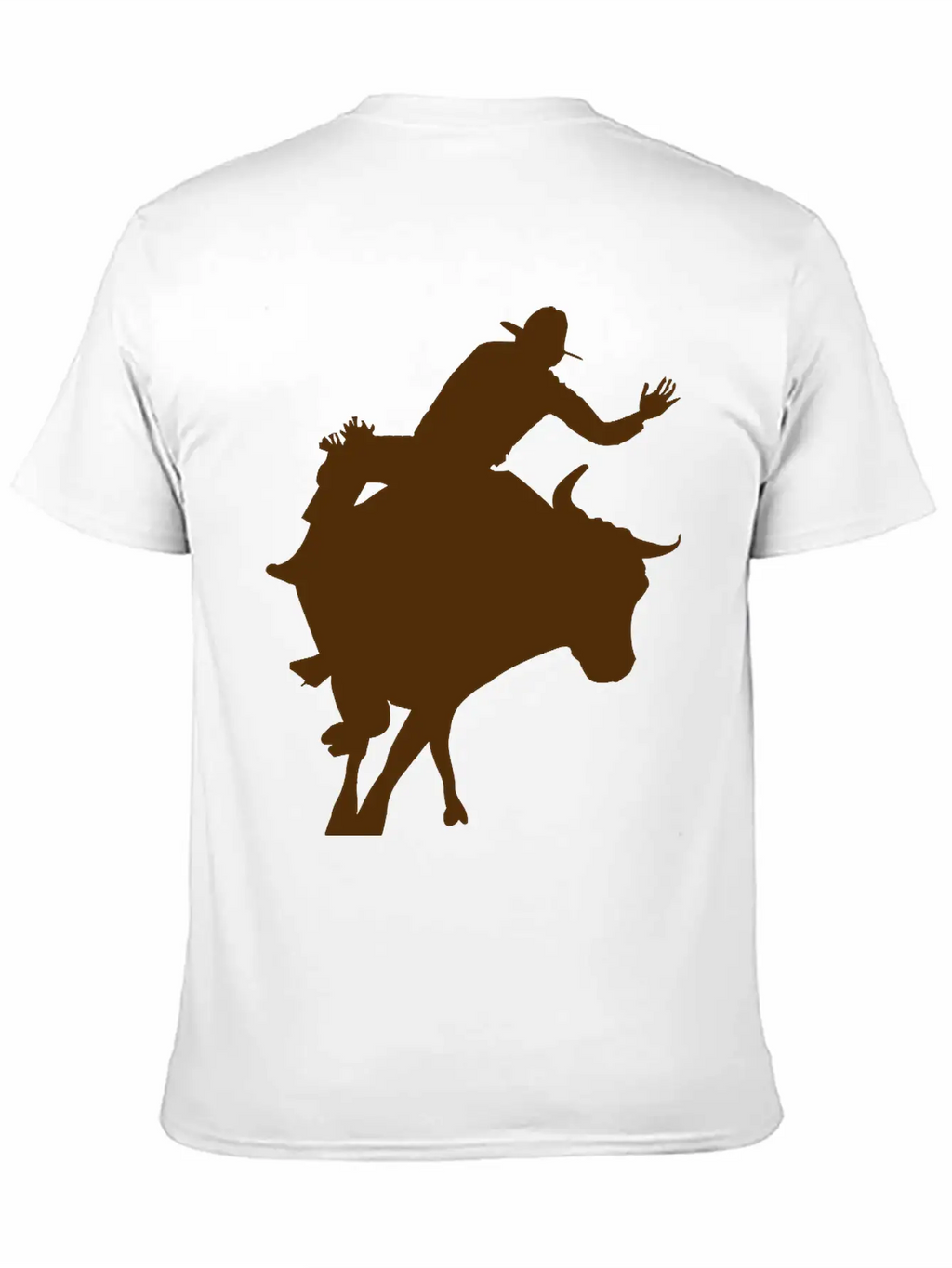 Bull Riding 2 Unisex Short Sleeve Soft Cotton T-Shirt – Casual Everyday Wear