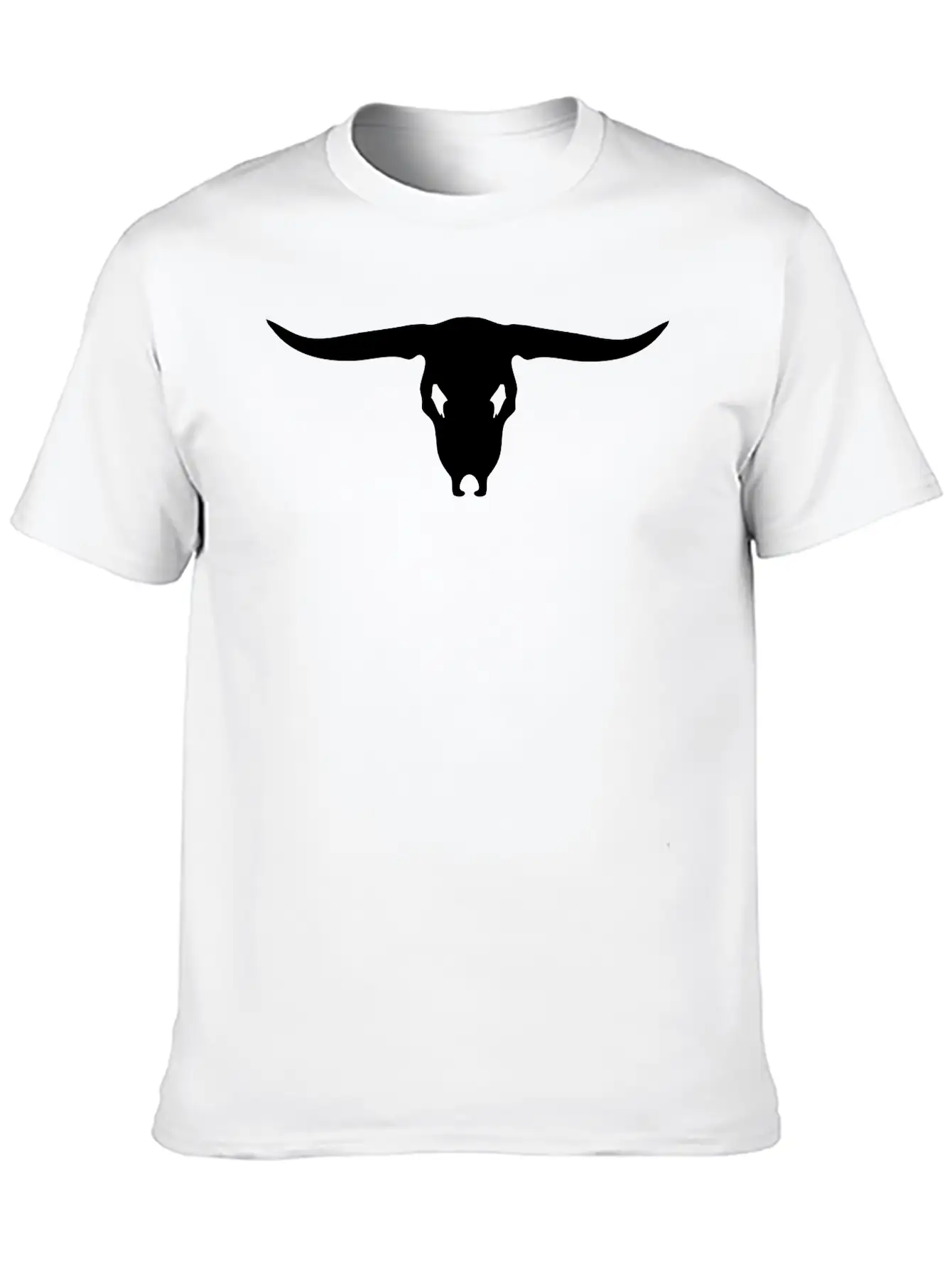 Bull Skull Stylish Everyday T-Shirt – Unisex Basic Cotton Tee
