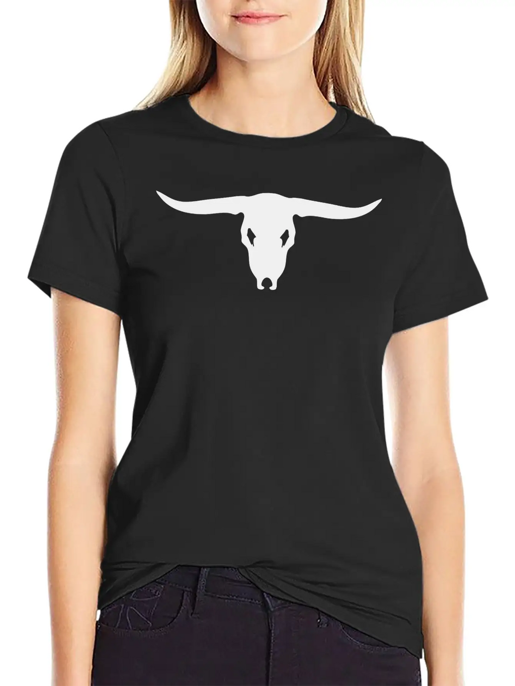 Bull Skull Stylish Everyday T-Shirt – Unisex Basic Cotton Tee