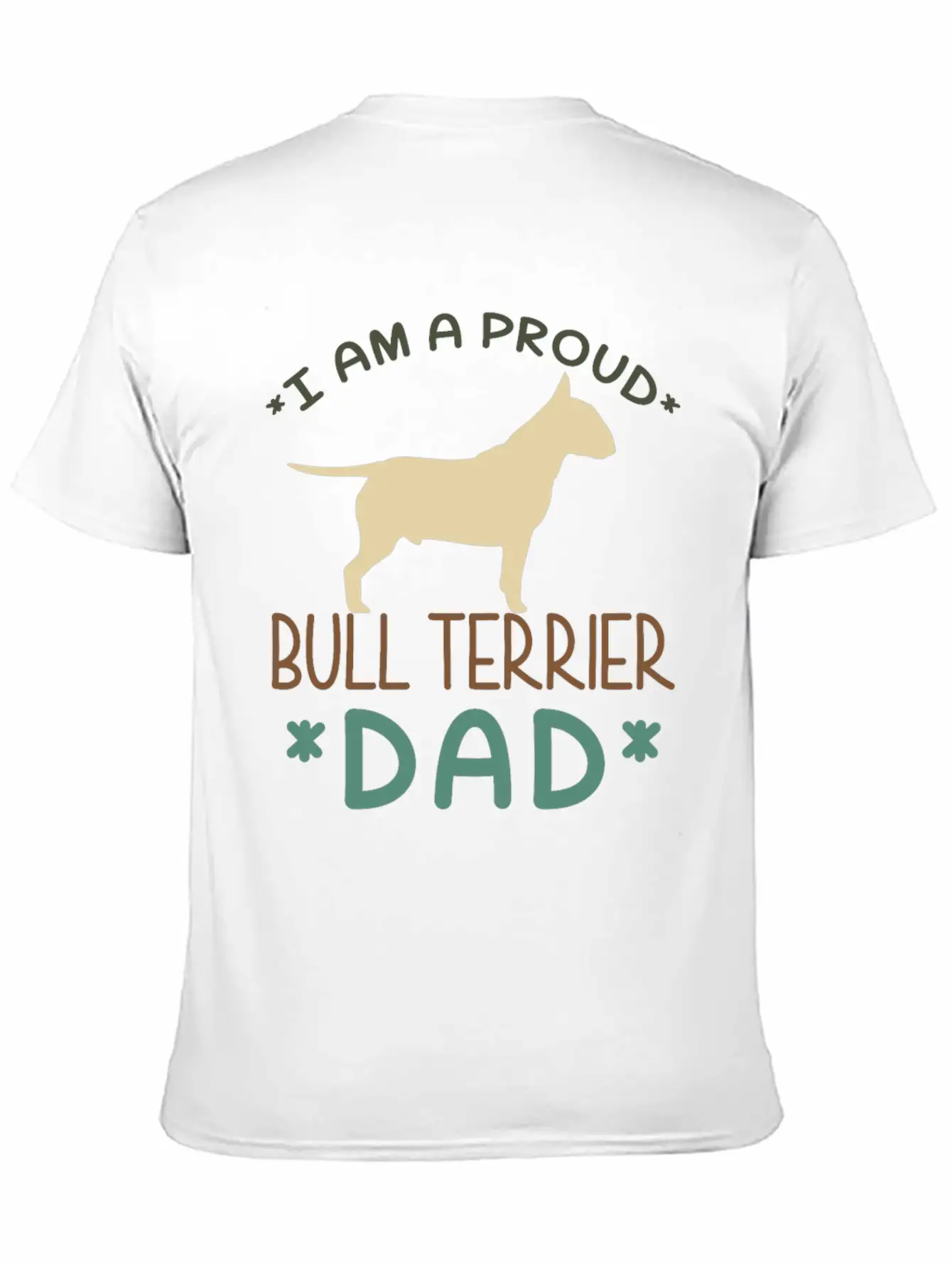 Bull Terrier Dad Classic Fit Graphic Tee For Daily Comfort – Unisex Cotton Shirt